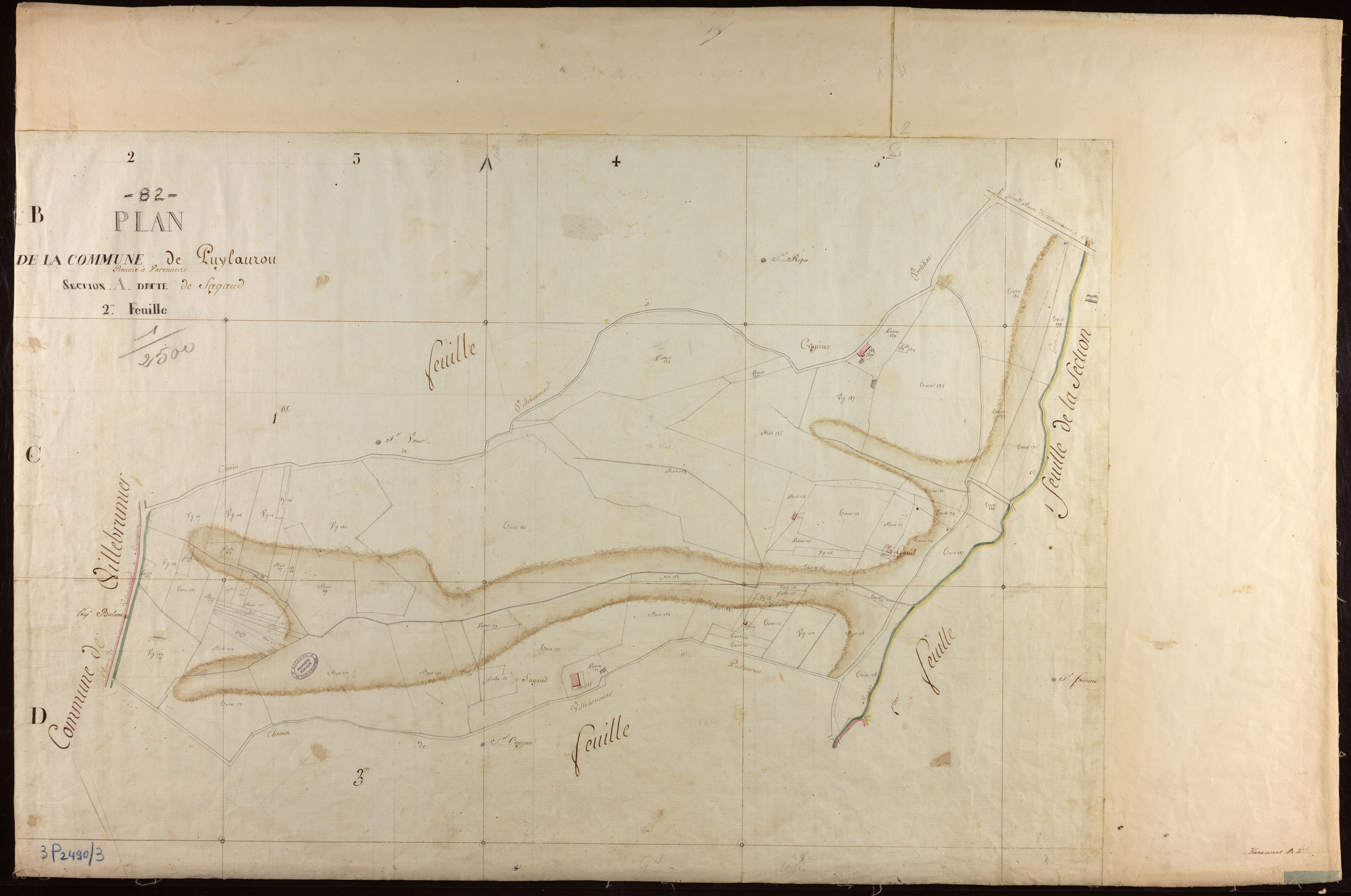 Varennes - Section A - Sagaud, 2e feuille
