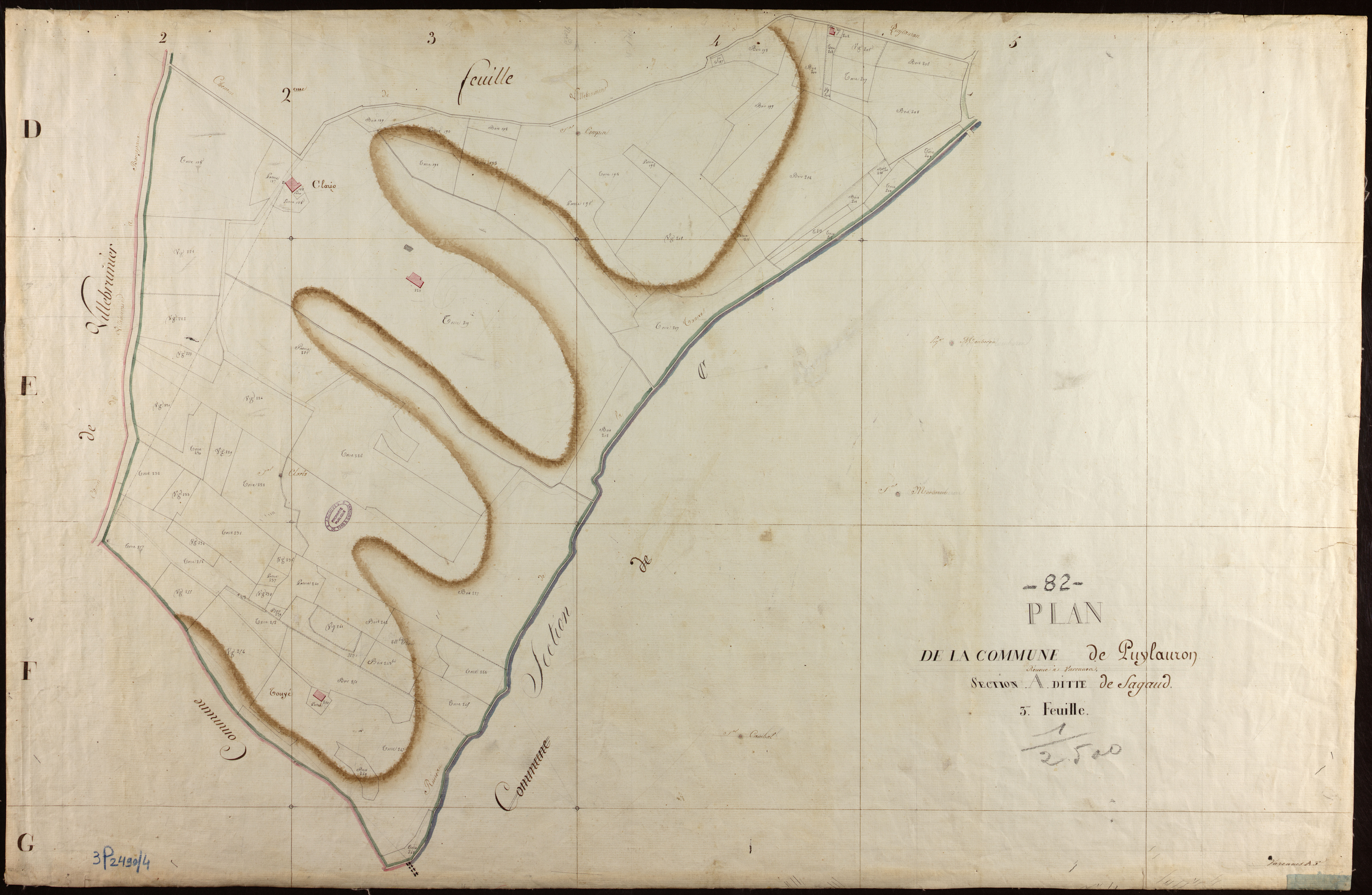 Varennes - Section A - Sagaud, 3e feuille