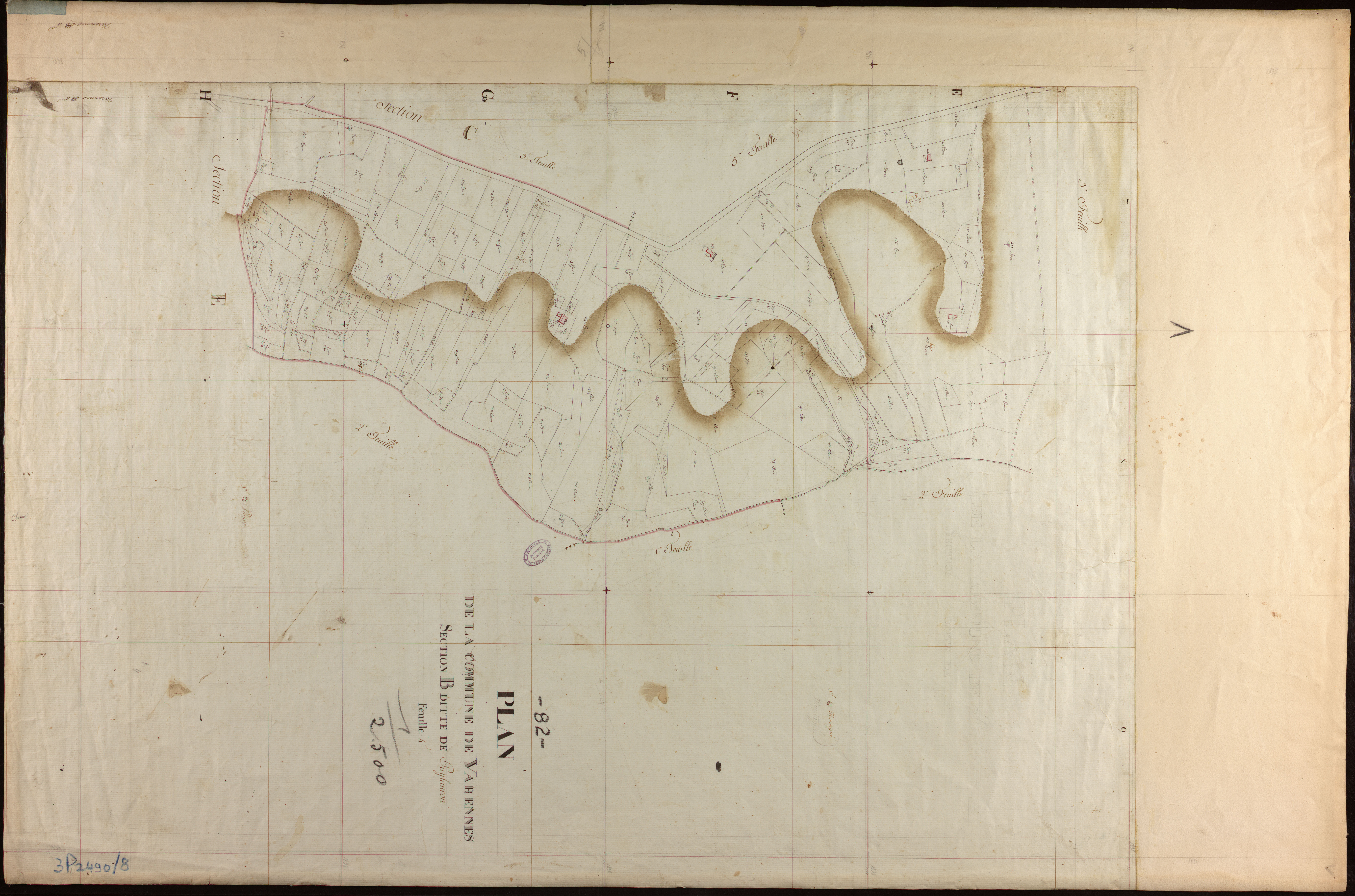 Varennes - Section B - Puylauron, 4e feuille