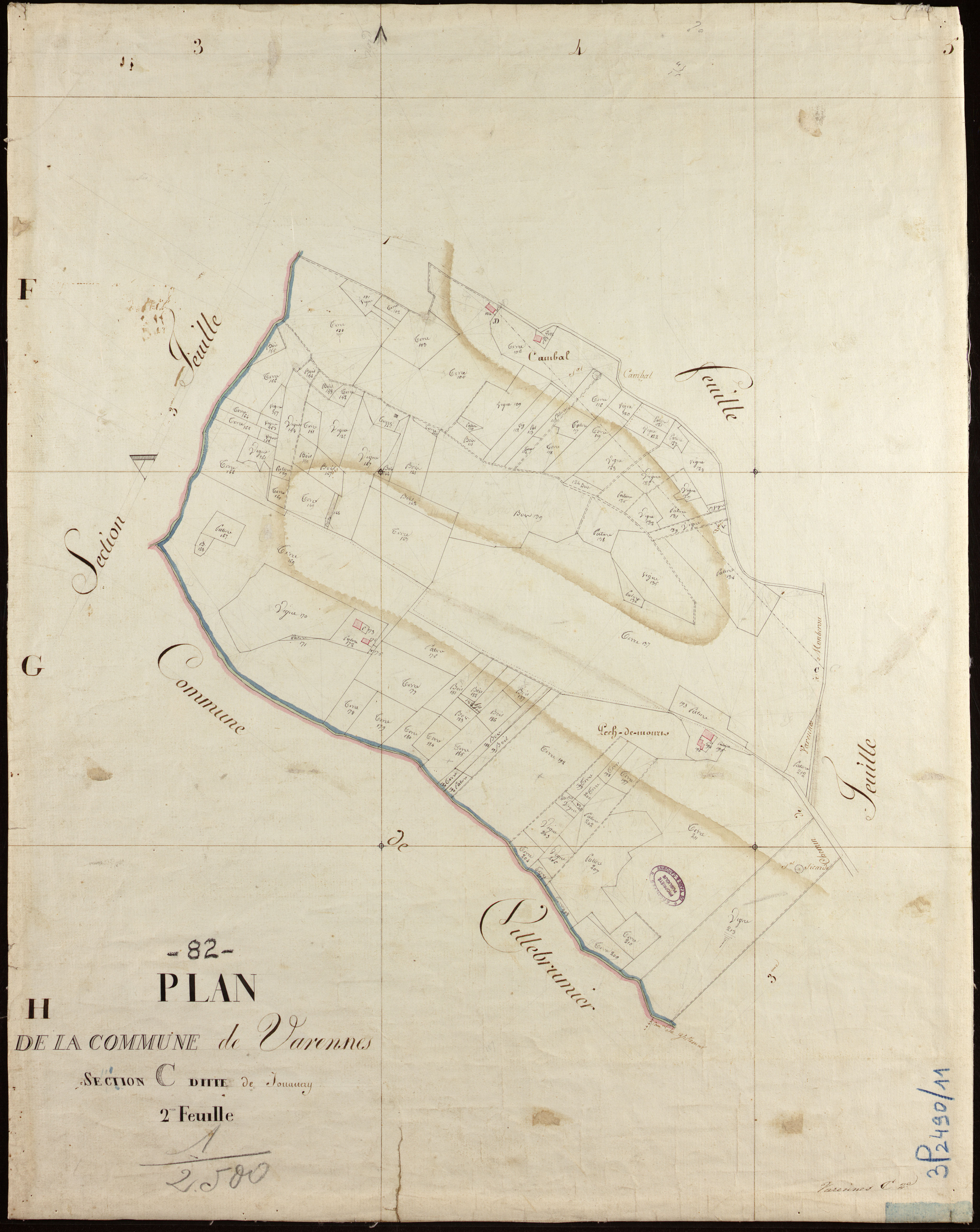 Varennes - Section C - Jouanery, 2e feuille