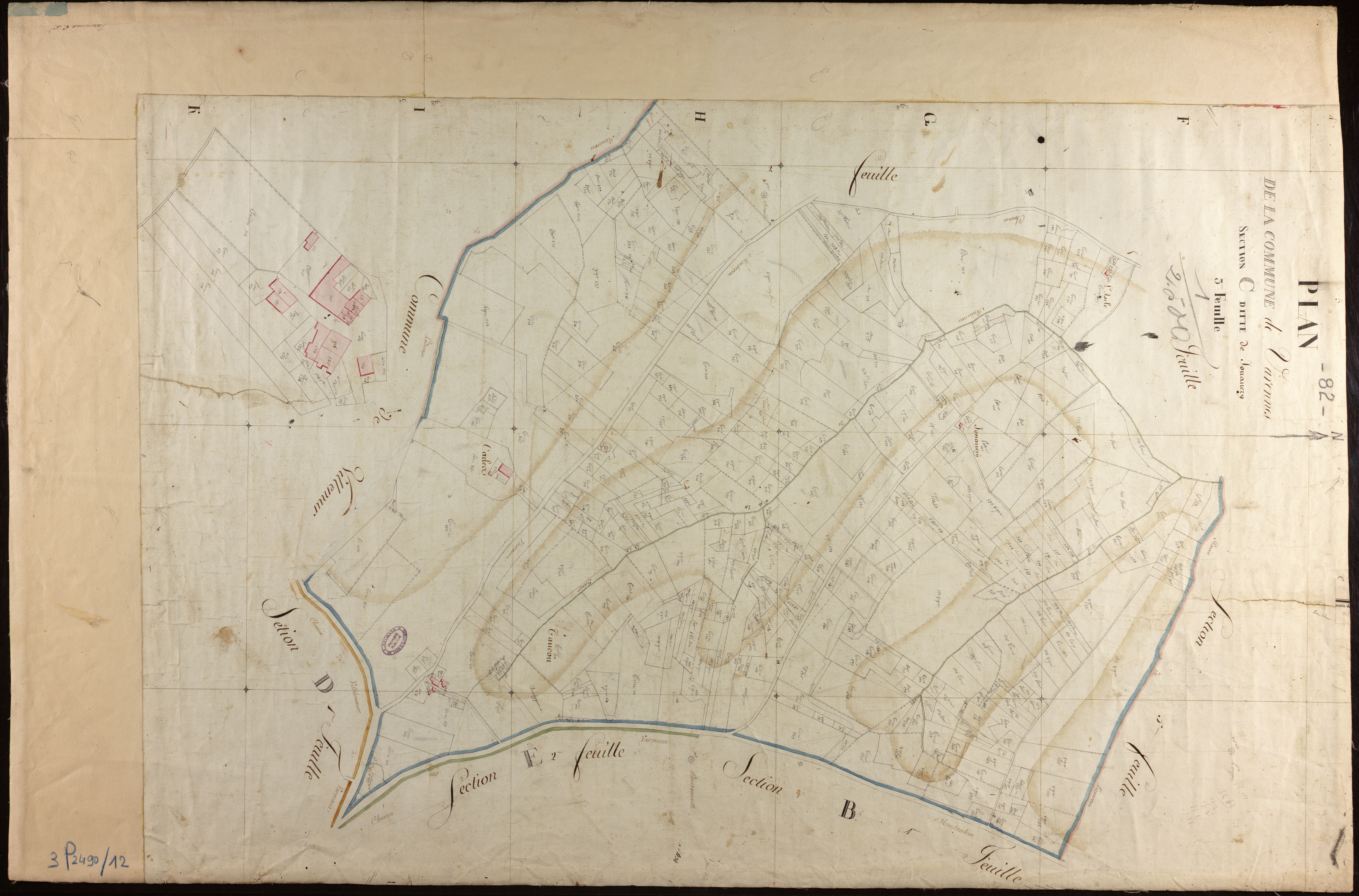 Varennes - Section C - Jouanery, 3e feuille