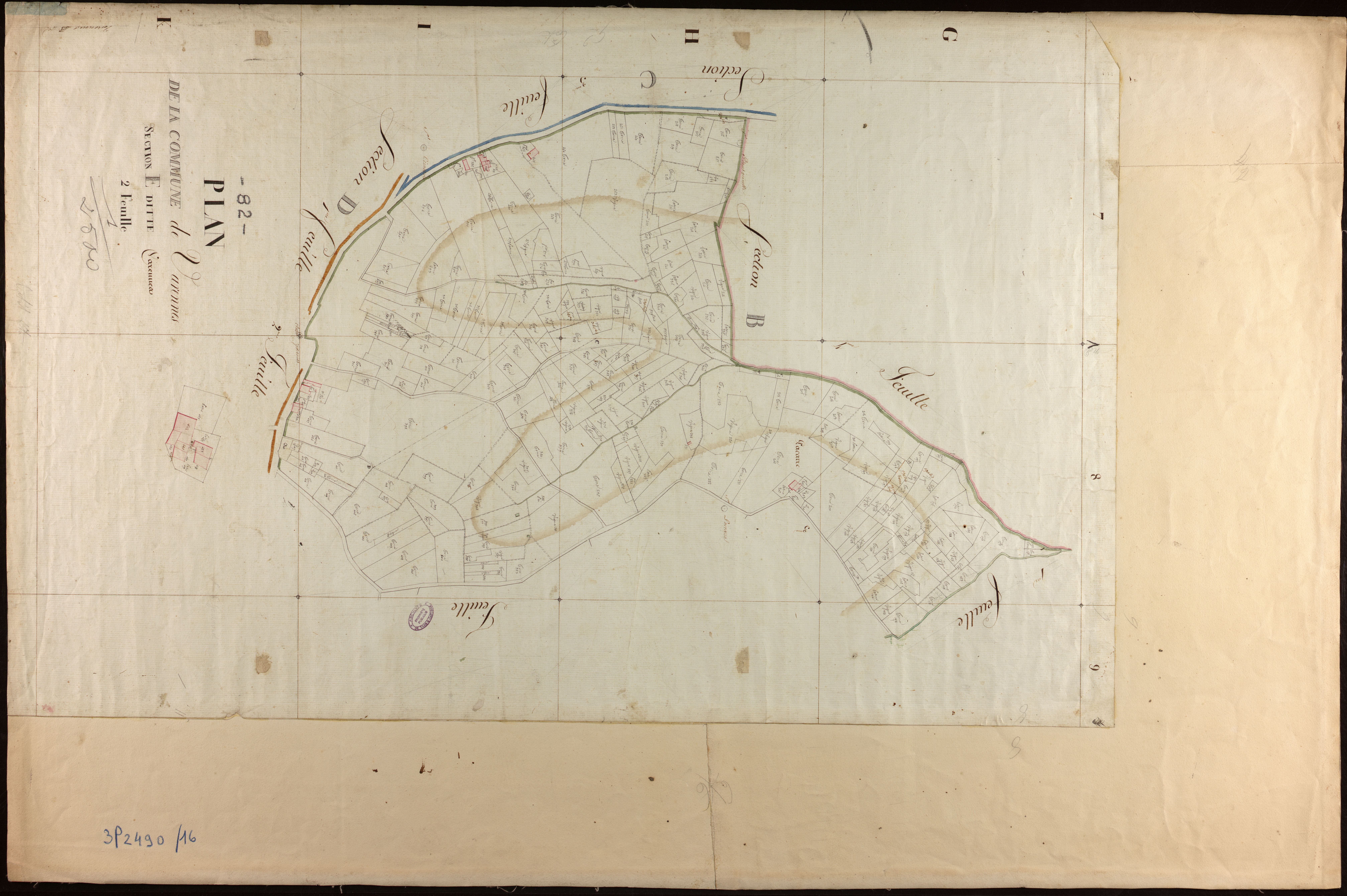 Varennes - Section E - Varennes, 2e feuille