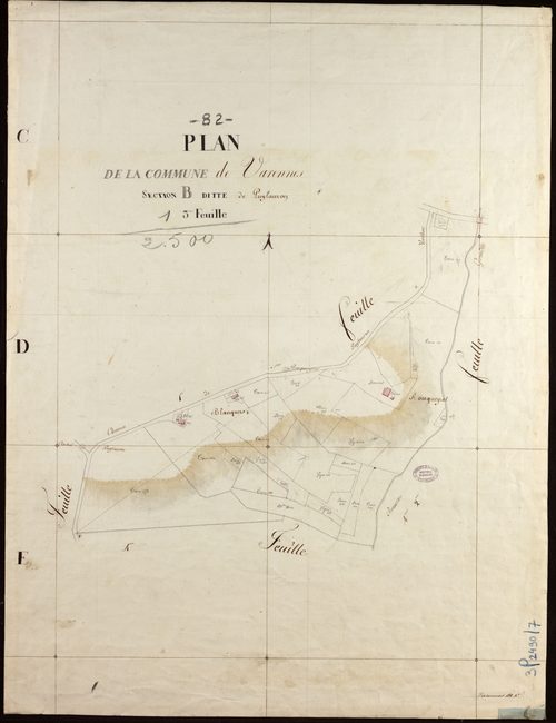 Varennes - Section B - Puylauron, 3e feuille