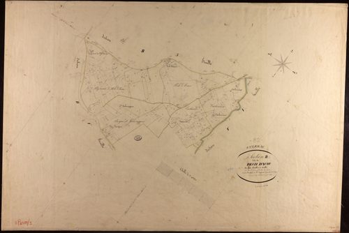 Vazerac - Section B - Pech d'Acou, 2e feuille