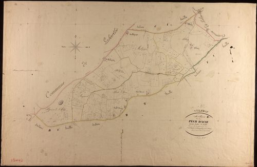 Vazerac - Section B - Pech d'Acou, 3e feuille