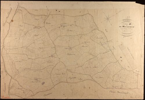 Vazerac - Section H - Moncalvignac, 1ère feuille