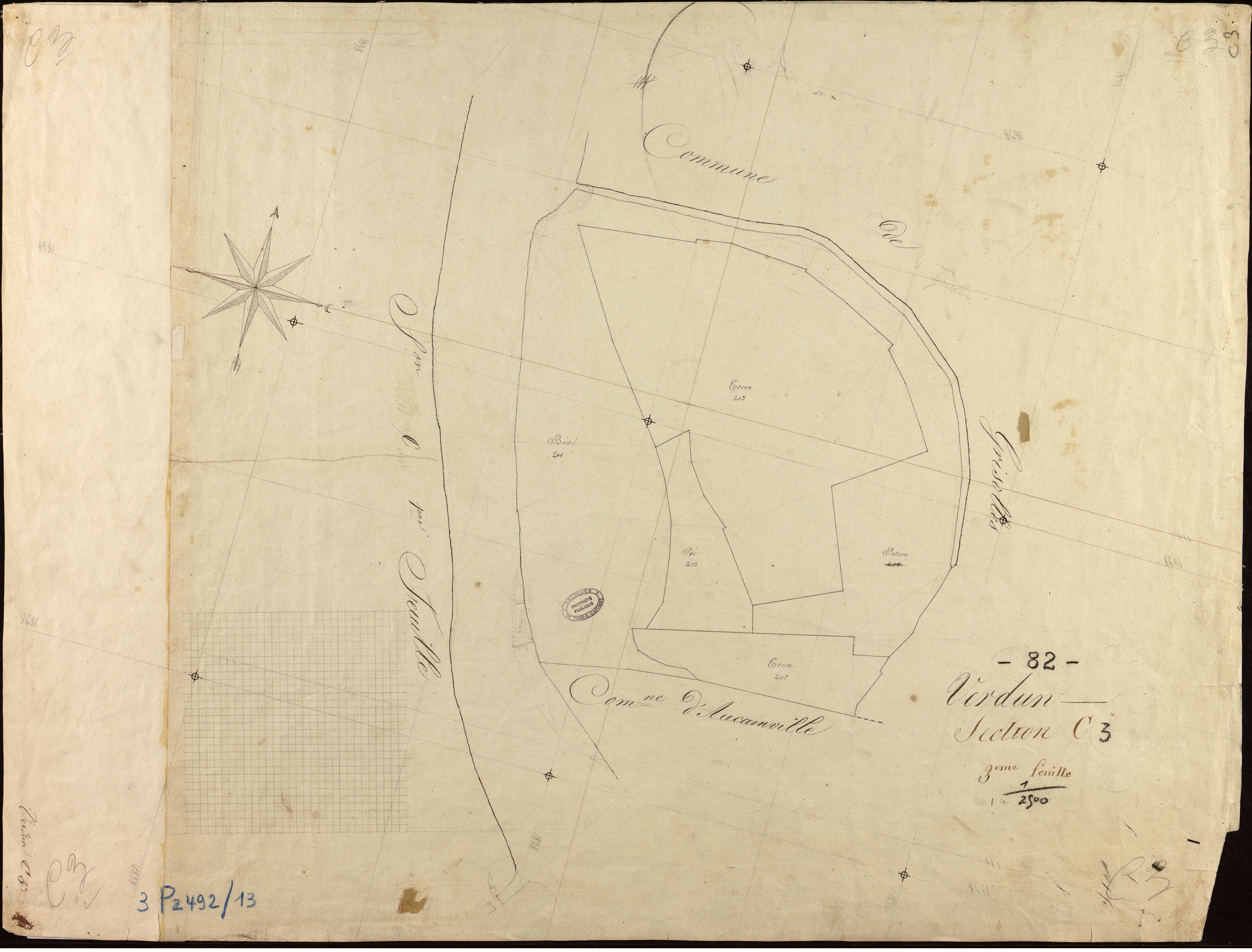 Verdun-sur-Garonne - Section C - Mauvers, 3e feuille