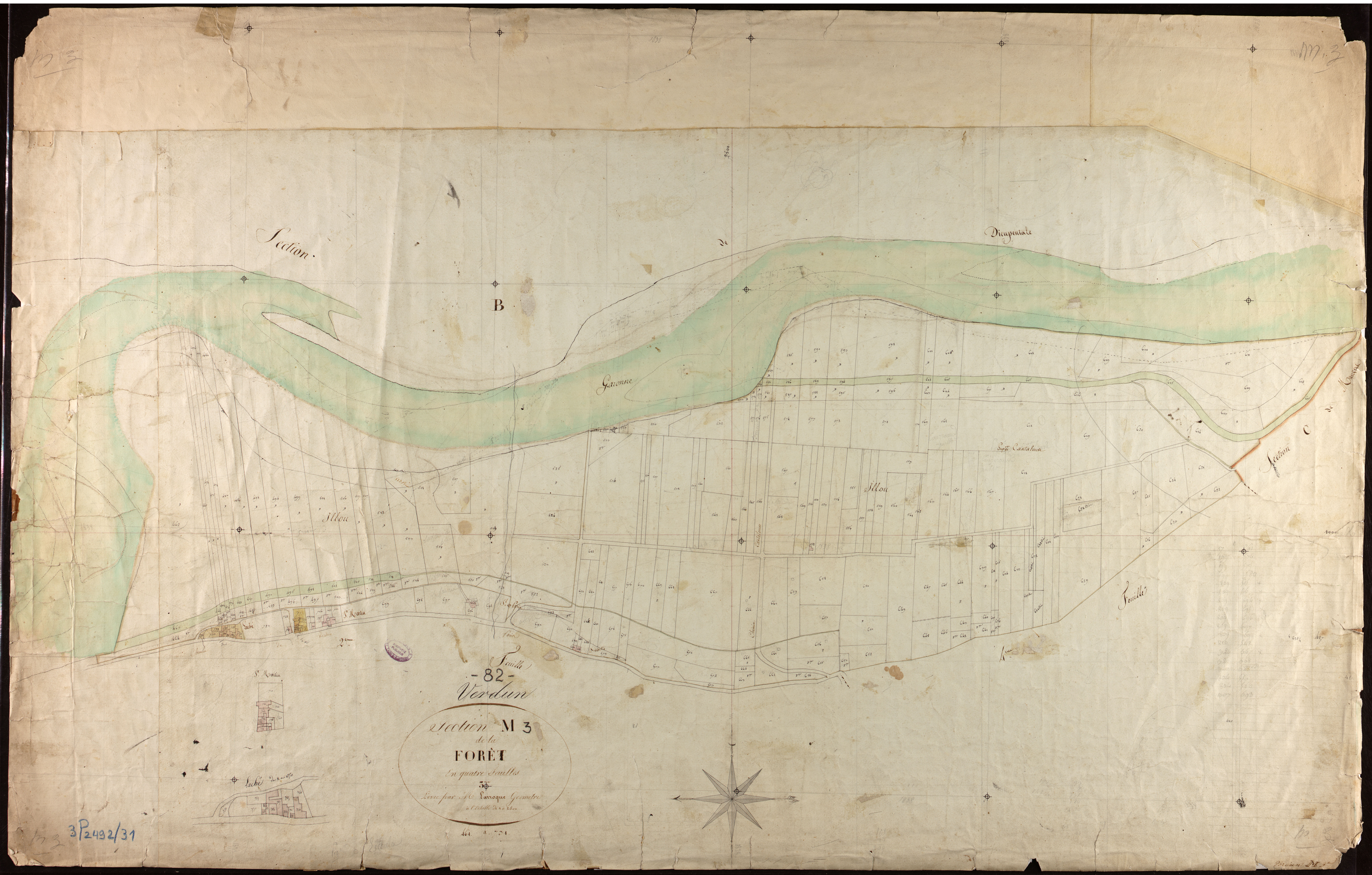 Verdun-sur-Garonne - Section M - La Forêt, 3e feuille