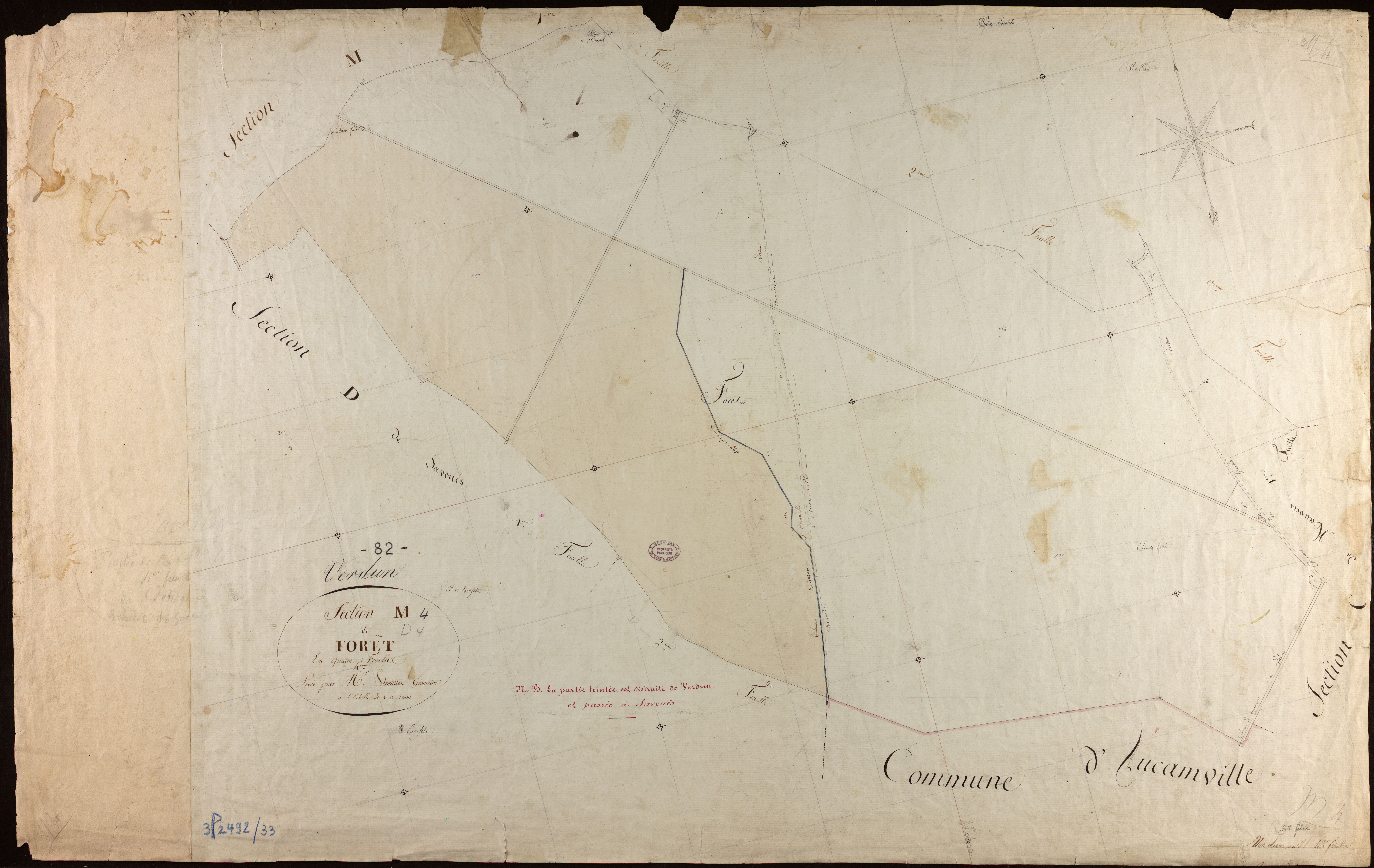 Verdun-sur-Garonne - Section M - La Forêt, 4e feuille