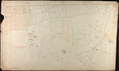 Verdun-sur-Garonne - Section M - La Forêt, 1ère feuille