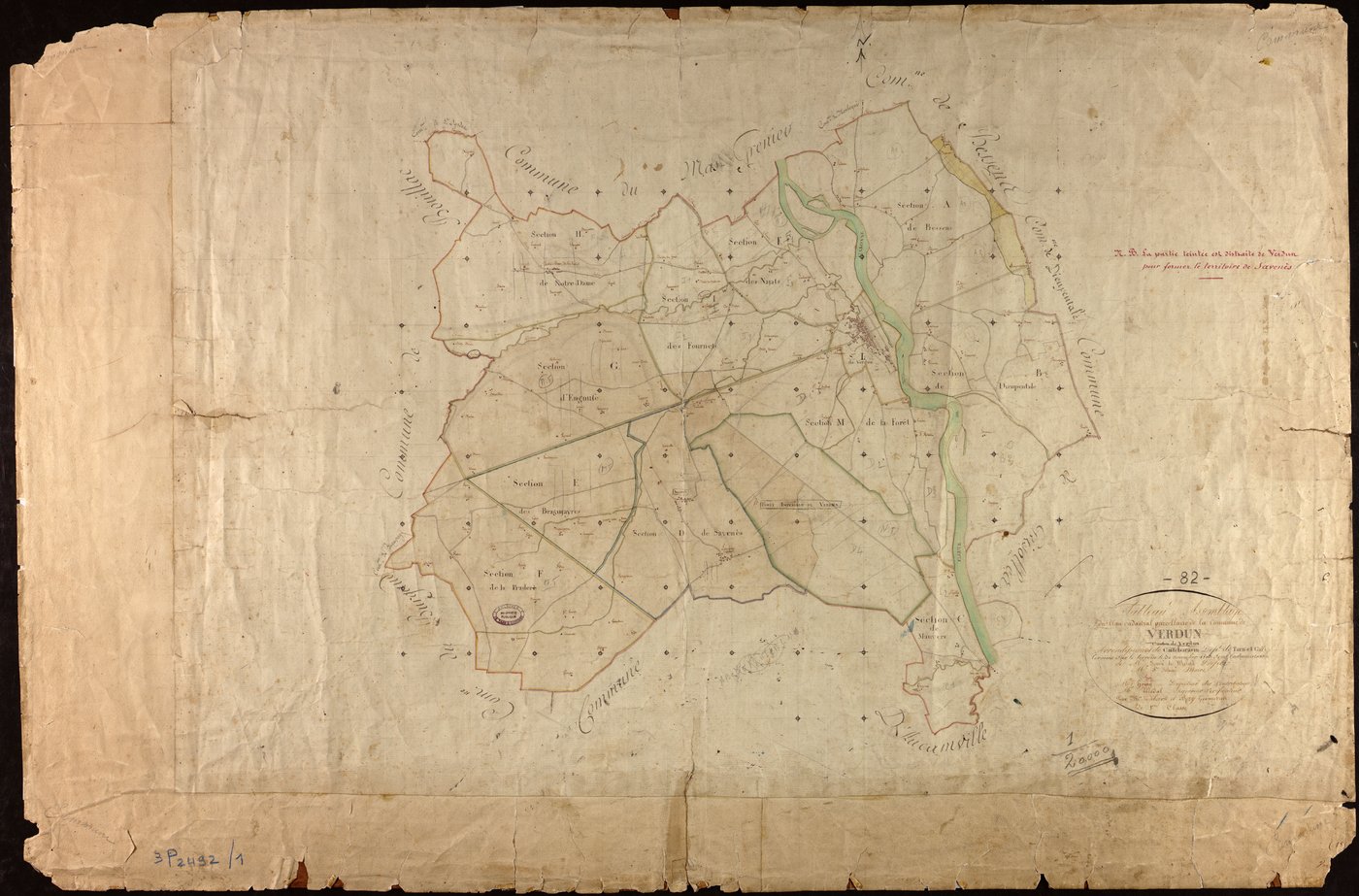 Verdun-sur-Garonne - Tableau d'assemblage