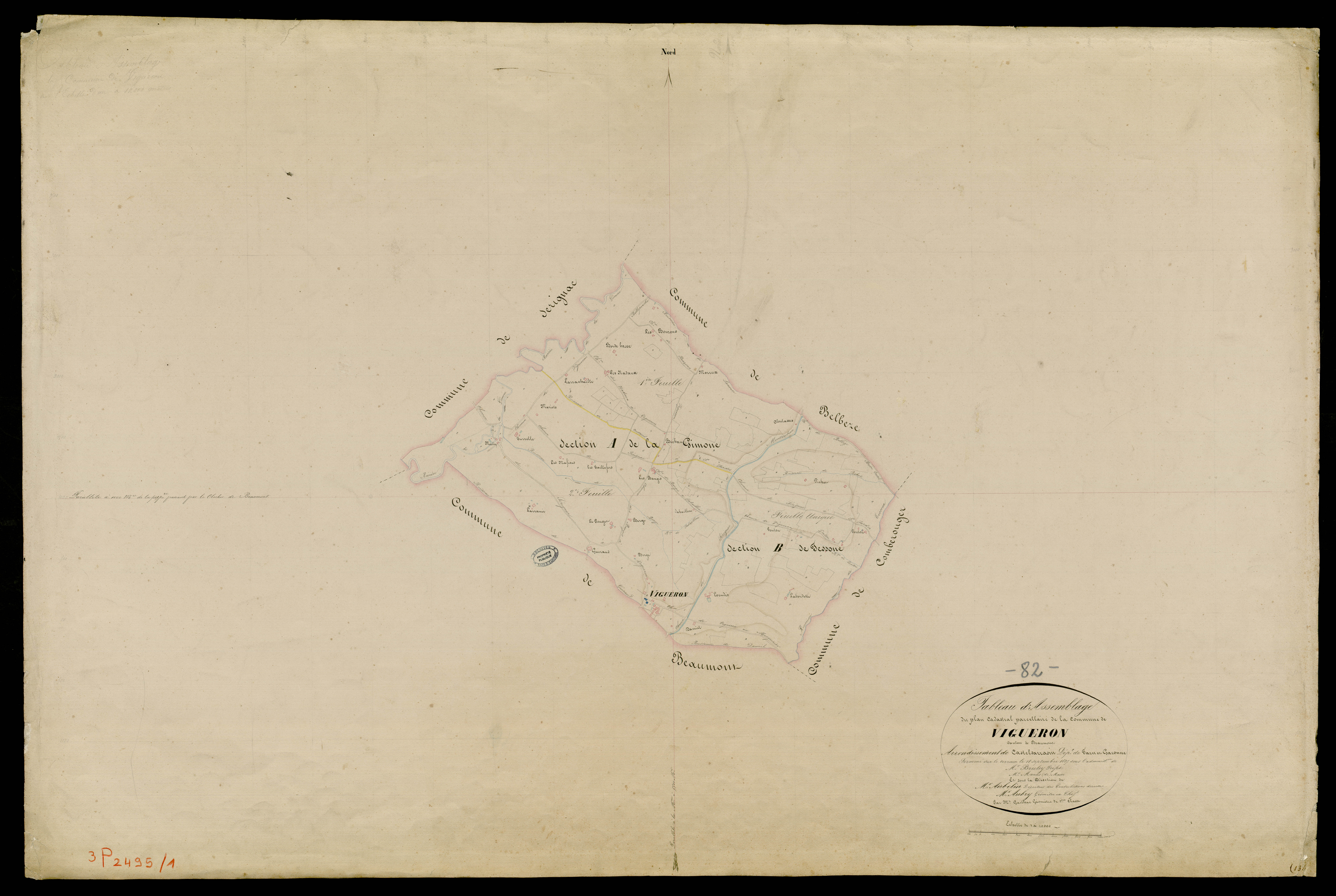 Vigueron - Tableau d'assemblage
