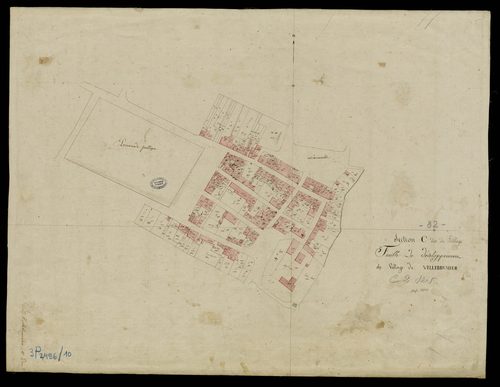 Villebrumier - Section C - Le Village, 2e feuille : développement du village
