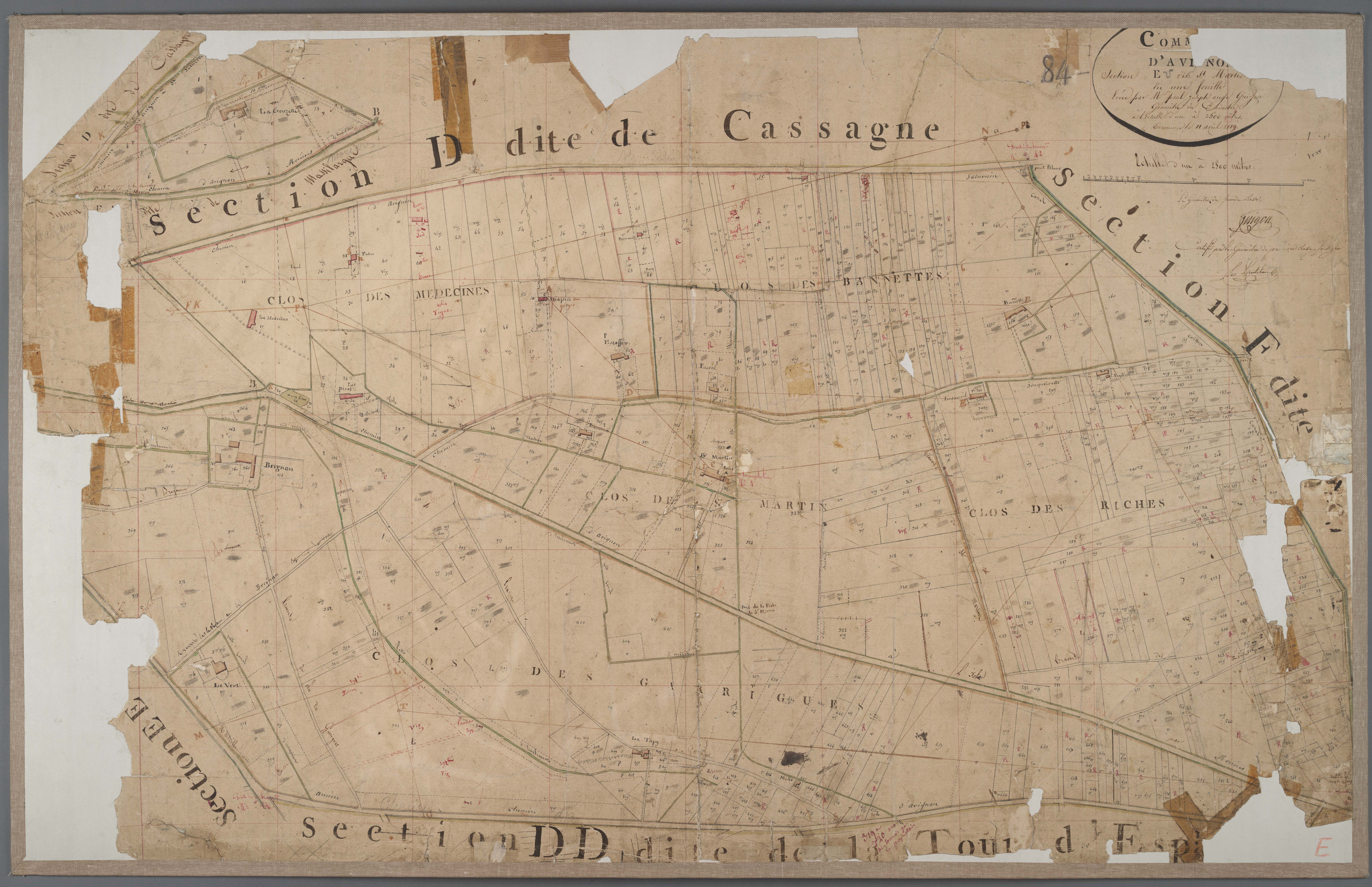 Avignon - Feuille unique