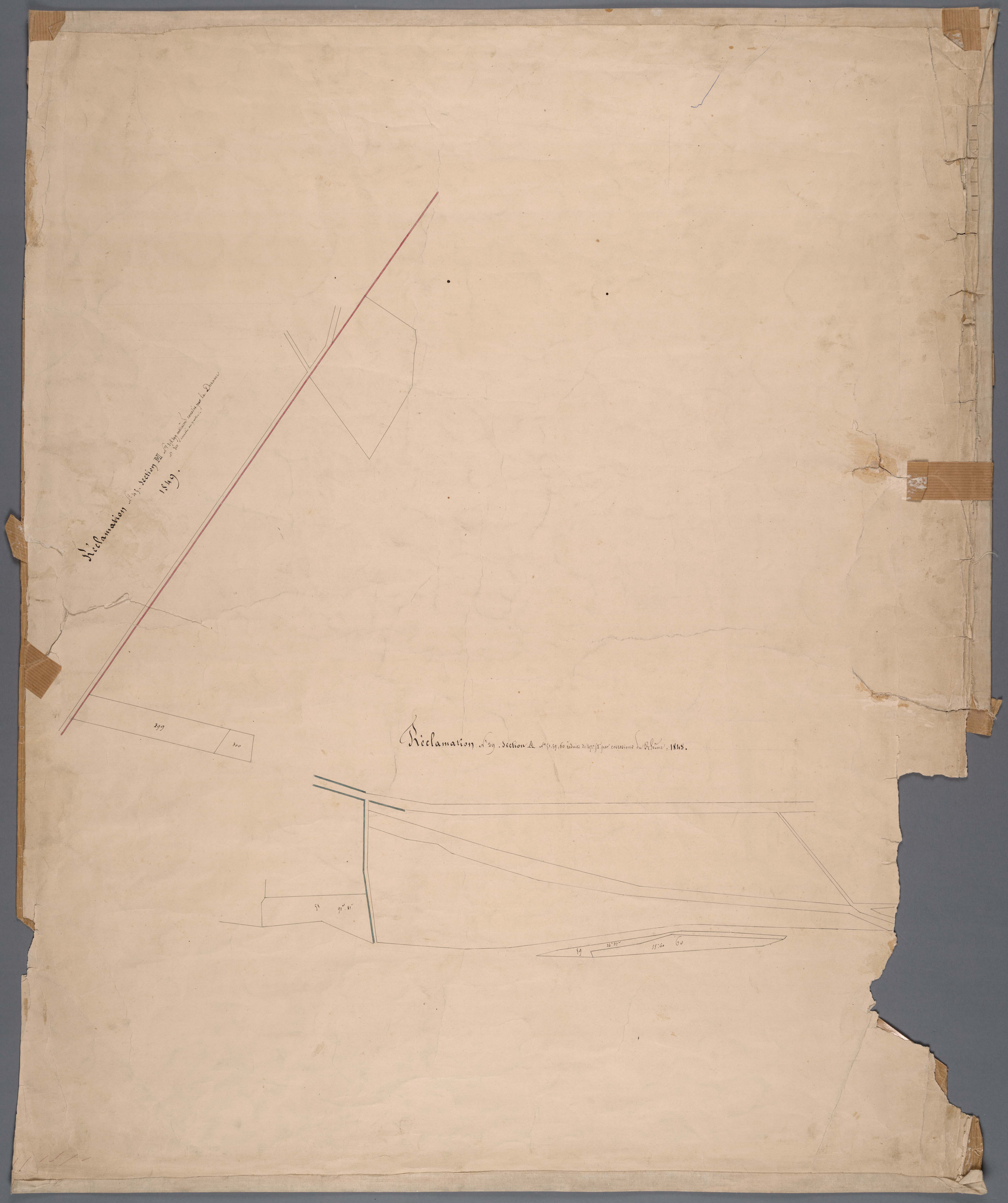 Avignon - Feuille particulière - réclamations