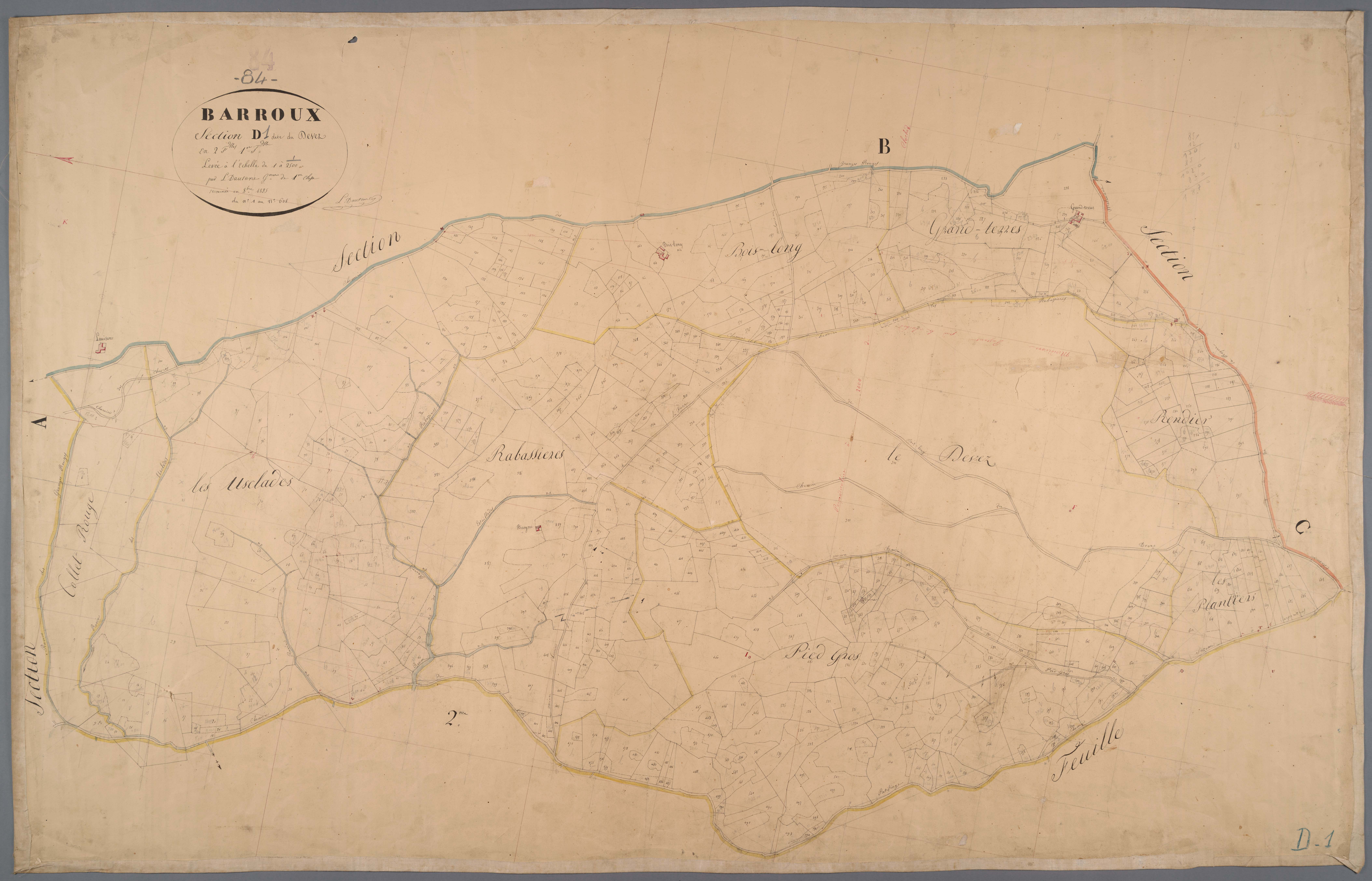 Le Barroux - Feuille 1