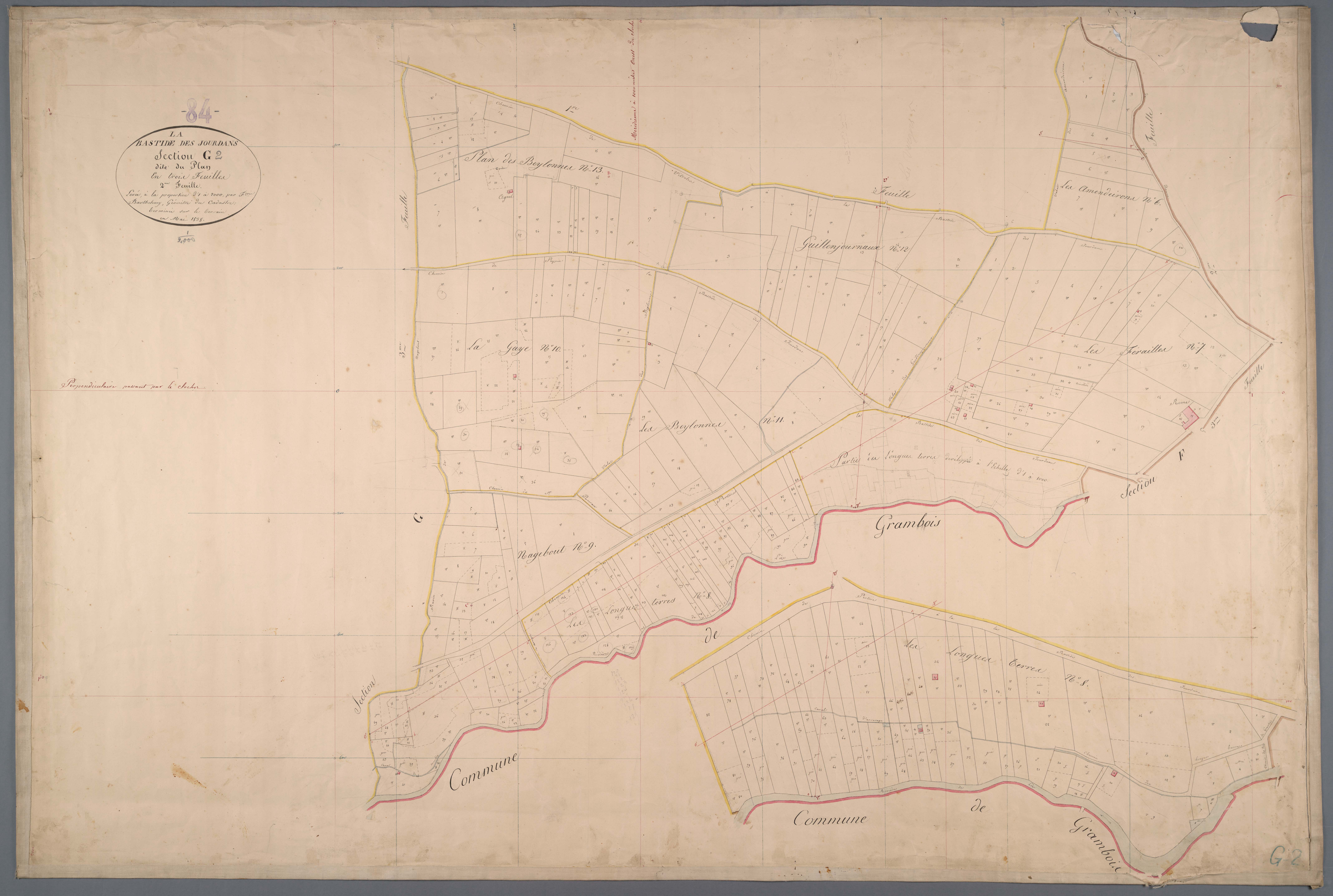 La Bastide-des-Jourdans - Feuille 2
