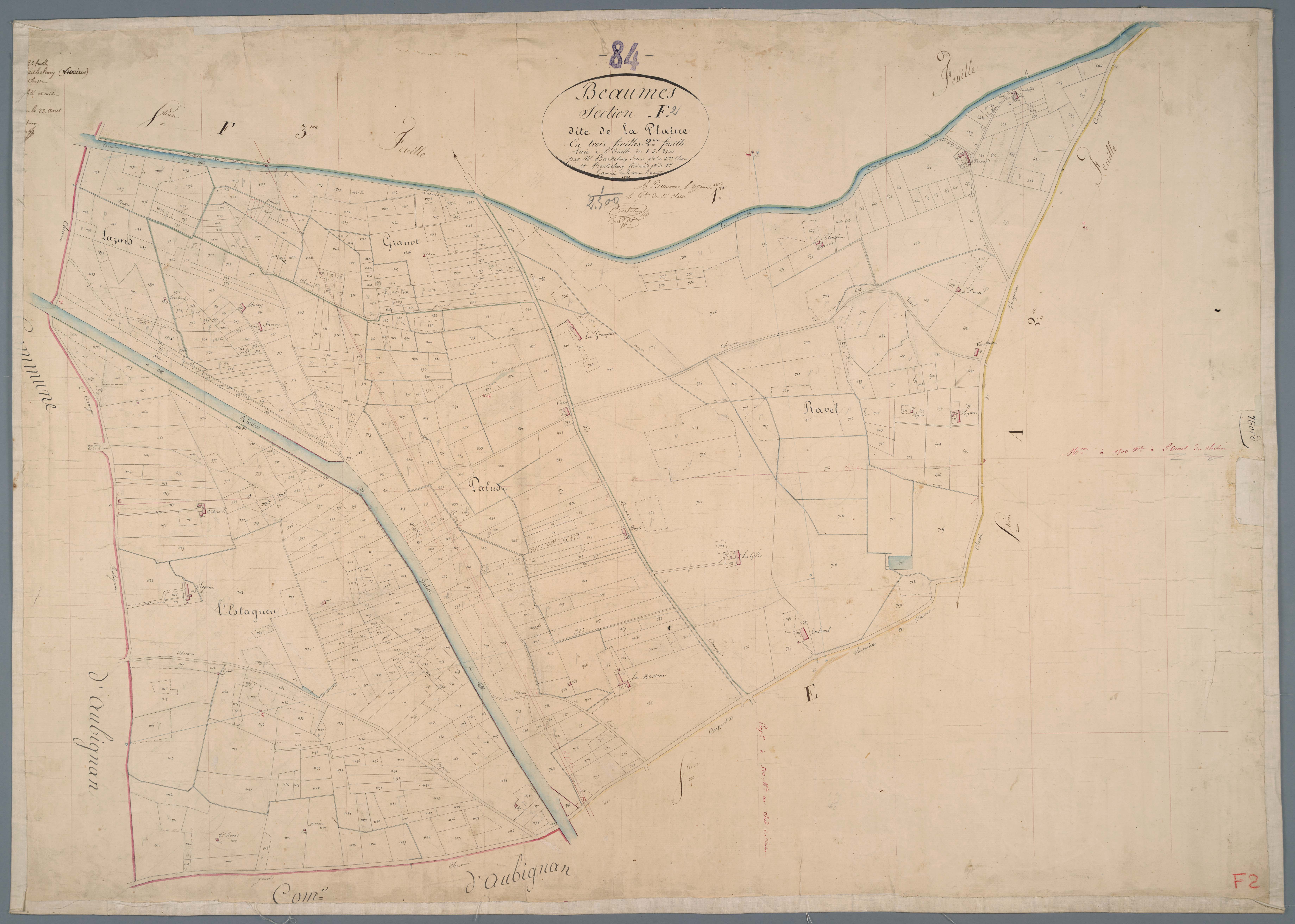 Beaumes-de-Venise - Feuille 2
