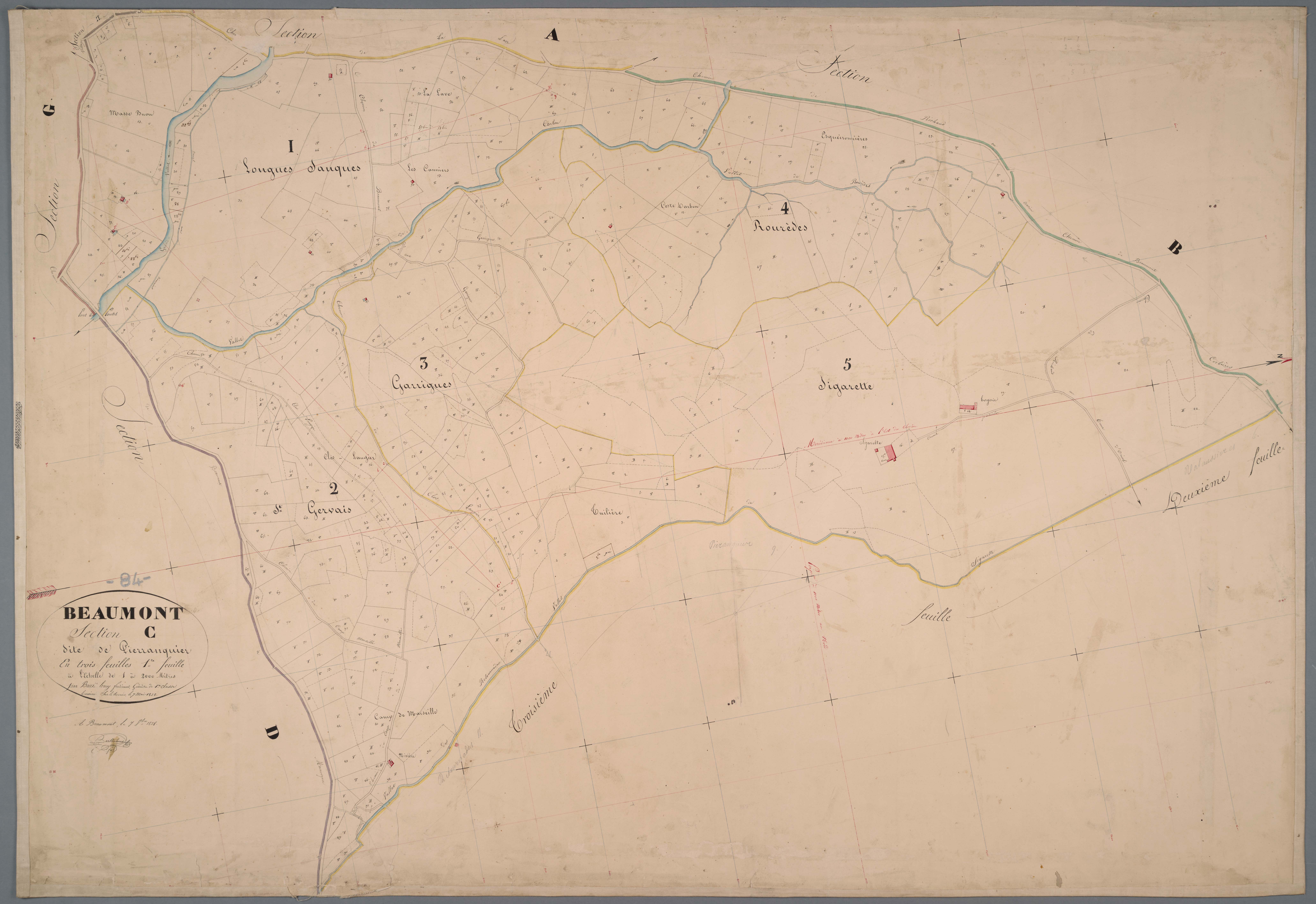 Beaumont-de-Pertuis - Feuille 1