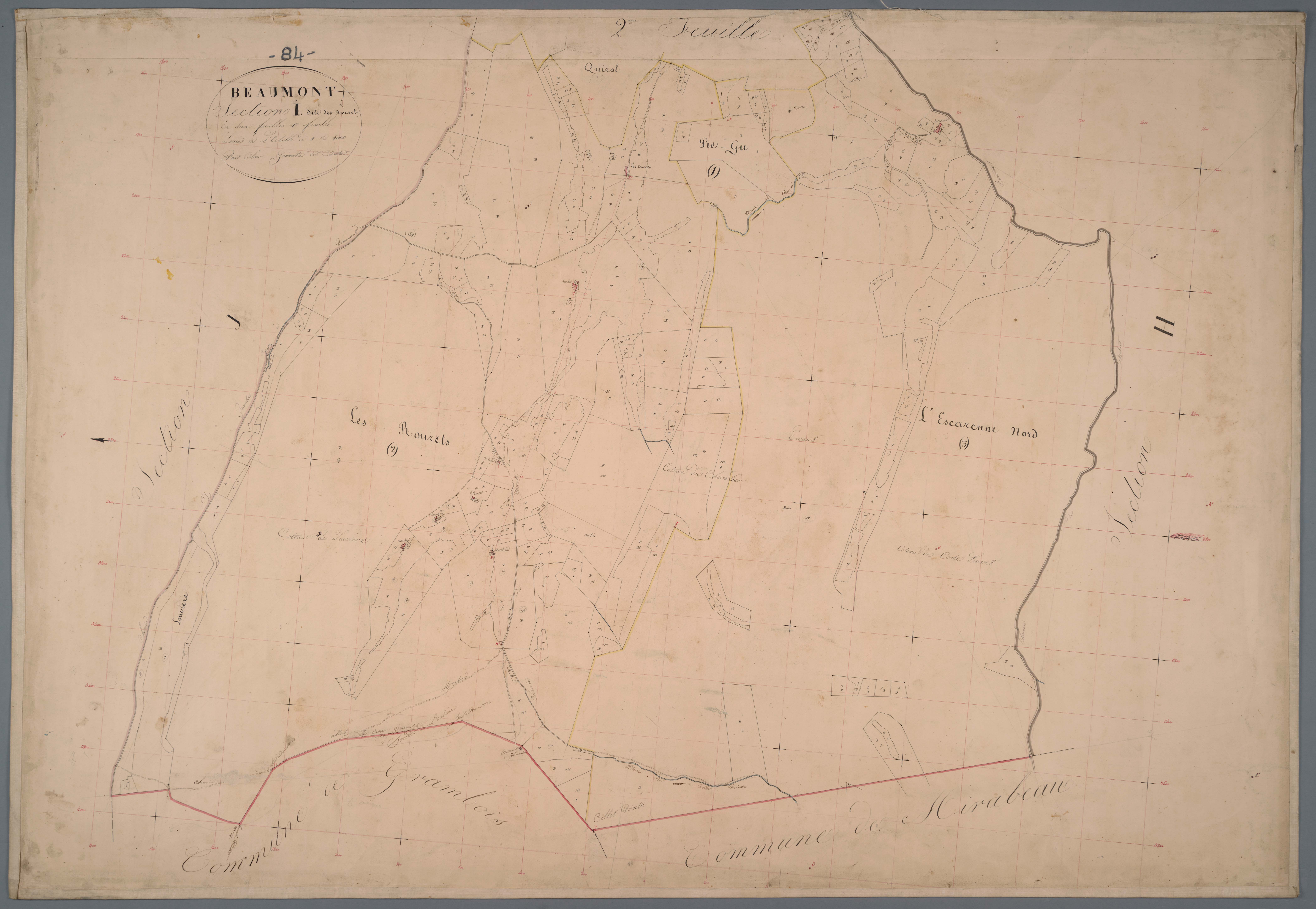 Beaumont-de-Pertuis - Feuille 1