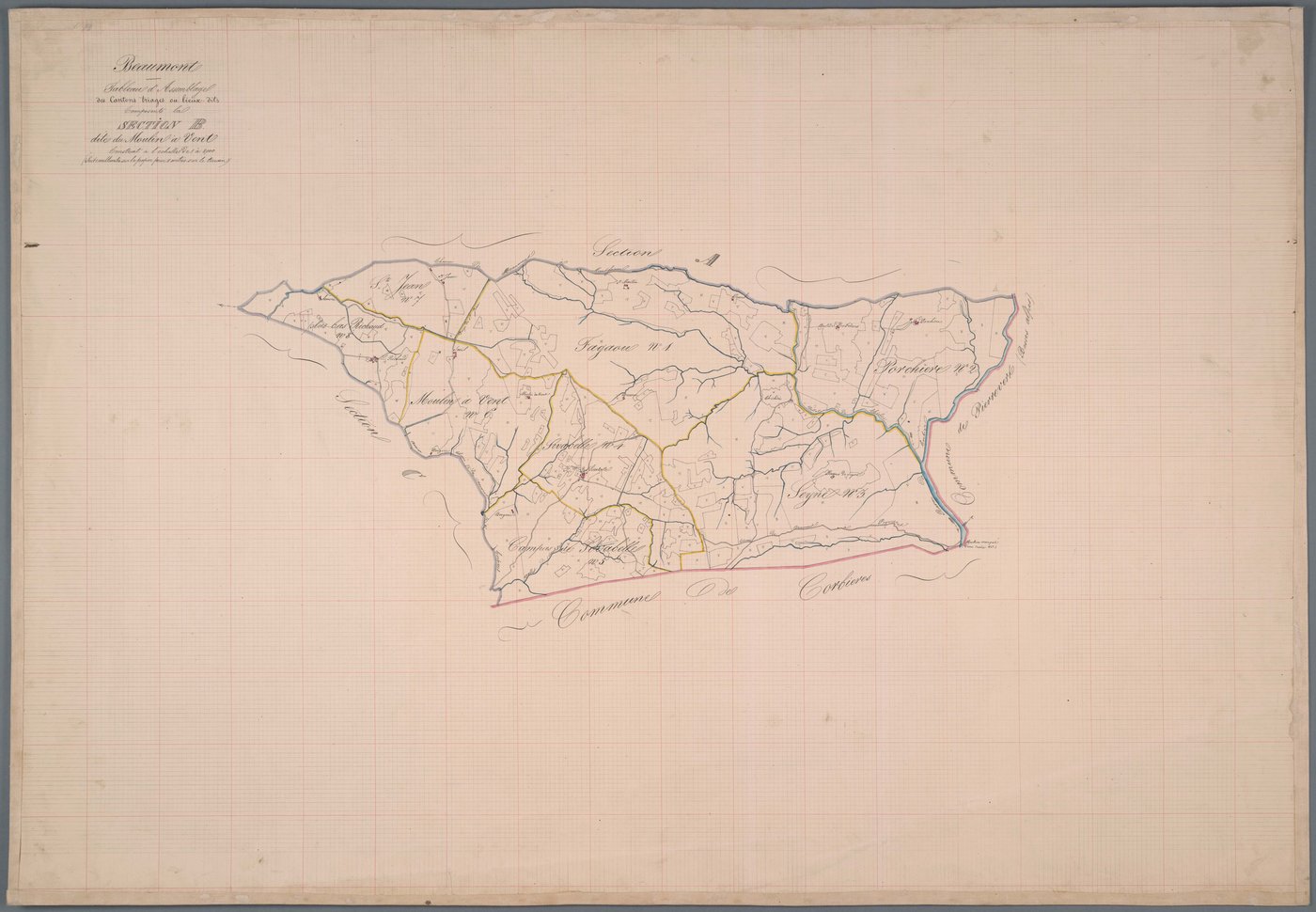Beaumont-de-Pertuis - Tableau d'assemblage