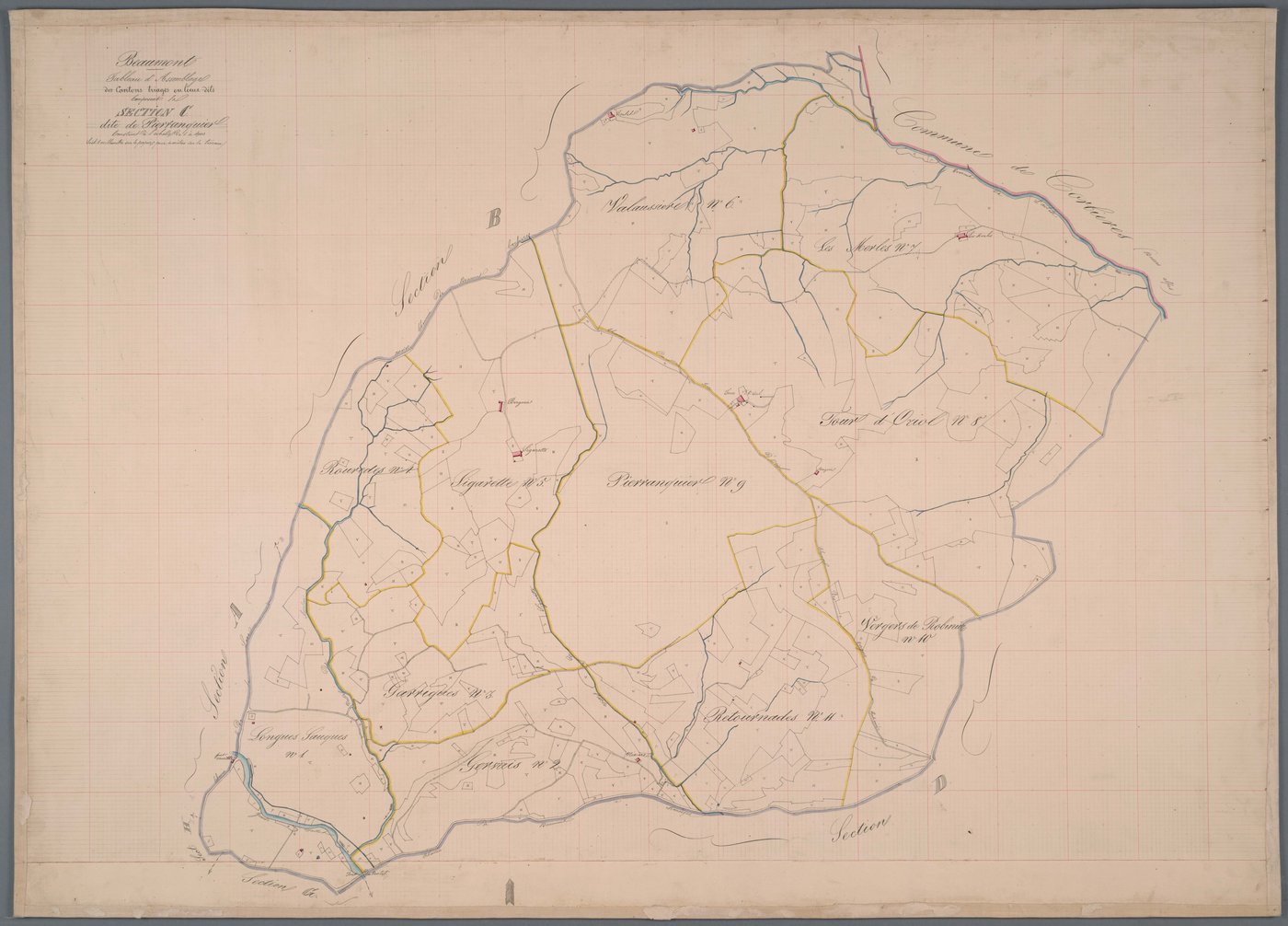 Beaumont-de-Pertuis - Tableau d'assemblage