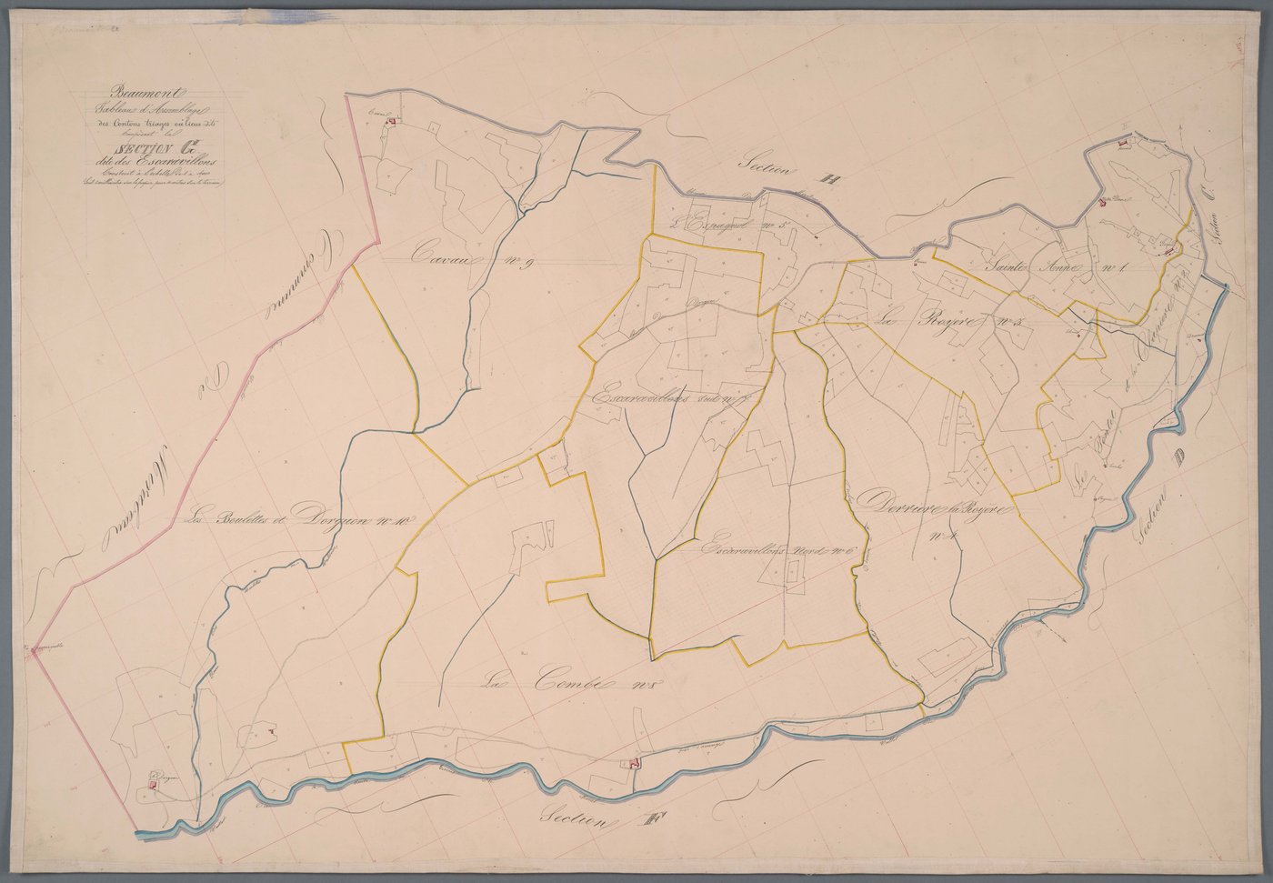 Beaumont-de-Pertuis - Tableau d'assemblage