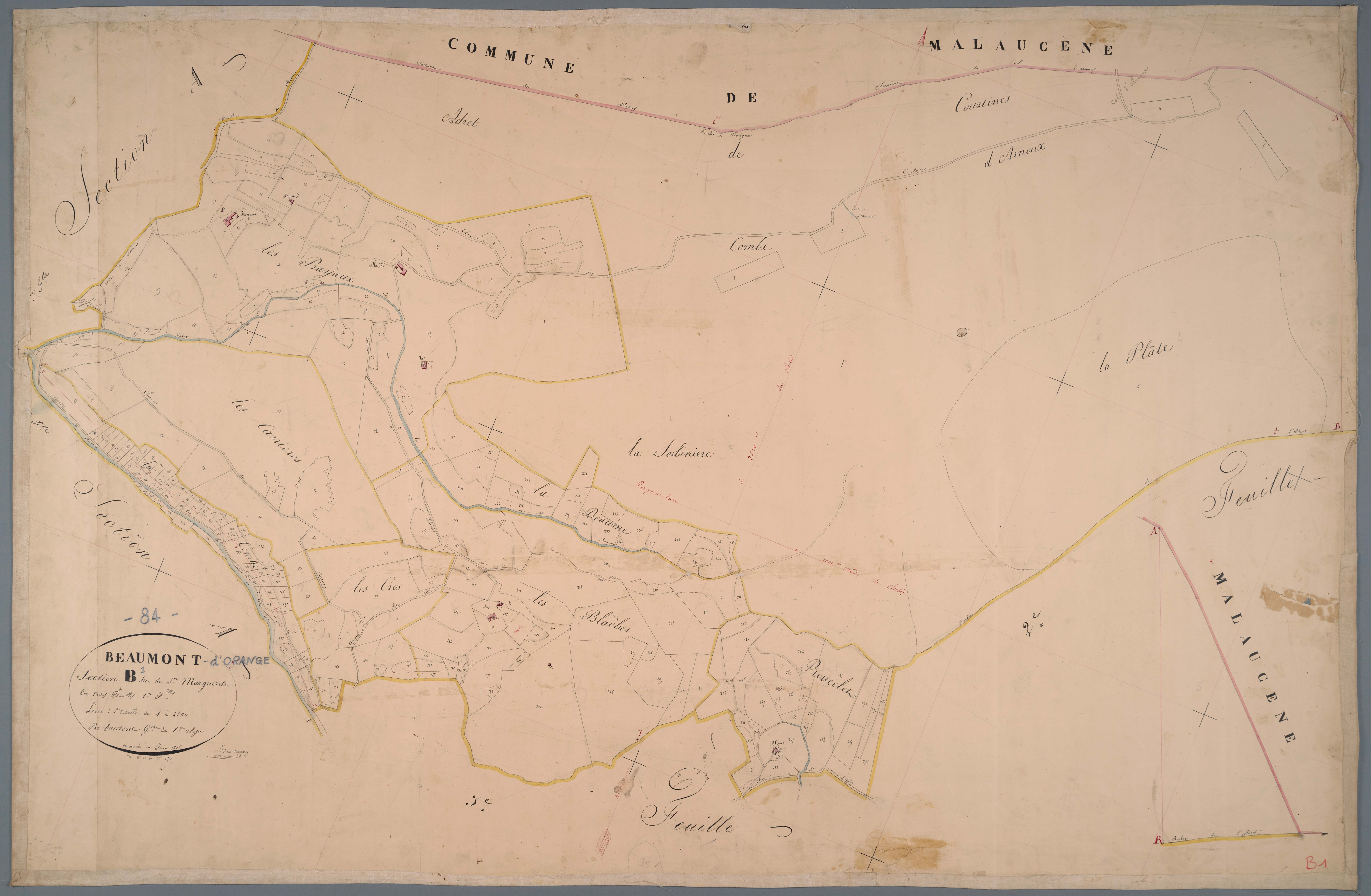 Beaumont-du-Ventoux - Feuille 1