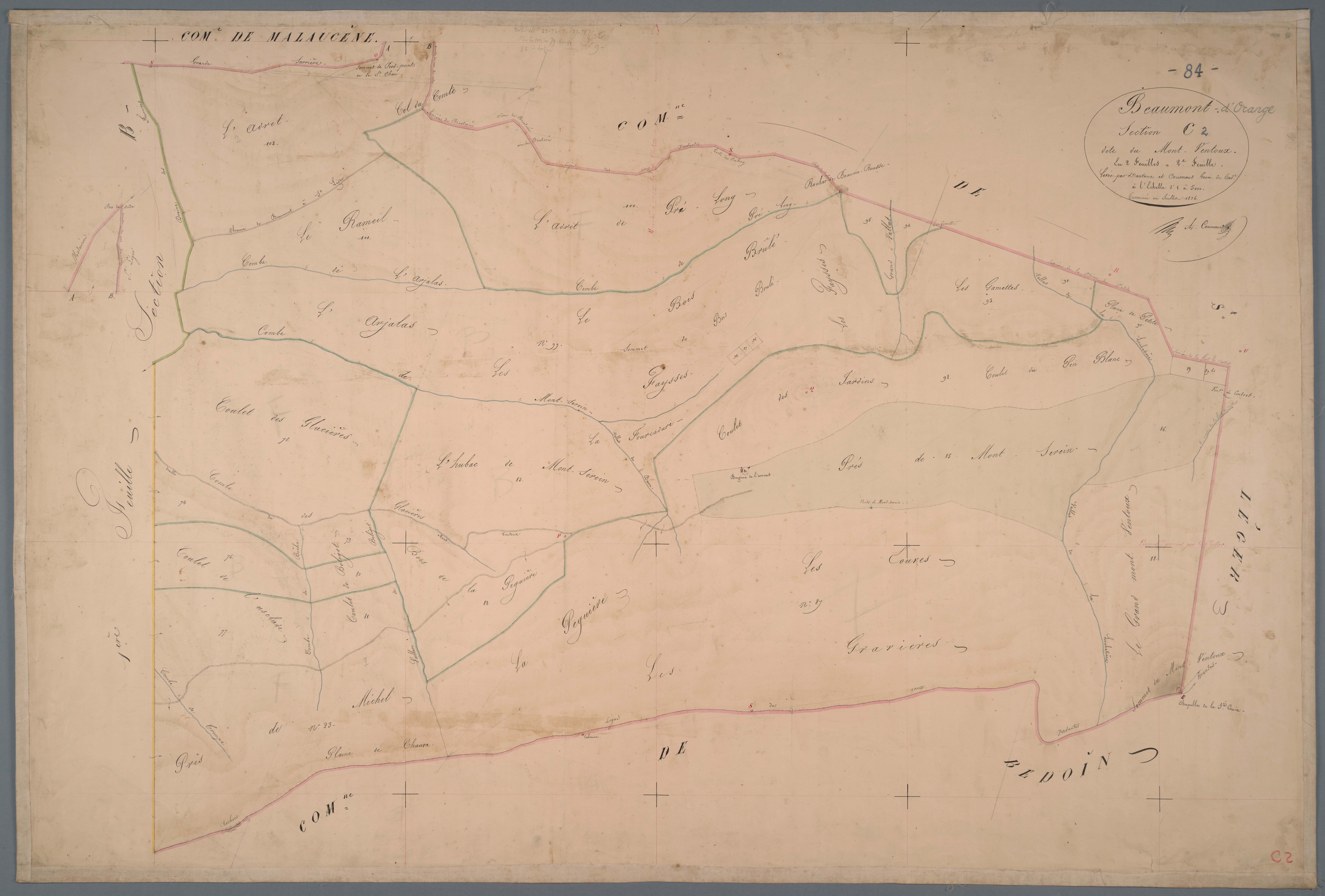 Beaumont-du-Ventoux - Feuille 2