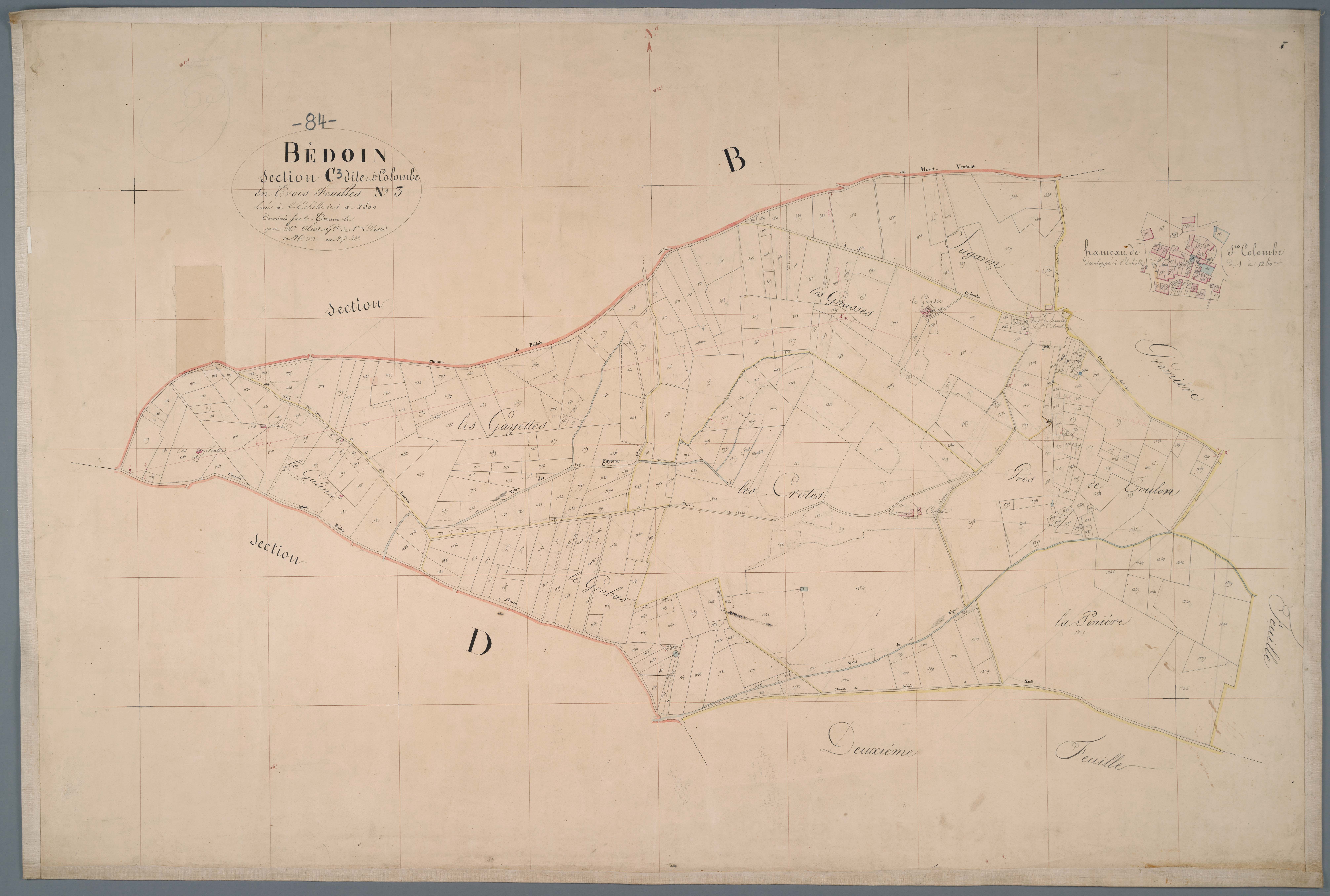 Bédoin - Feuille 3