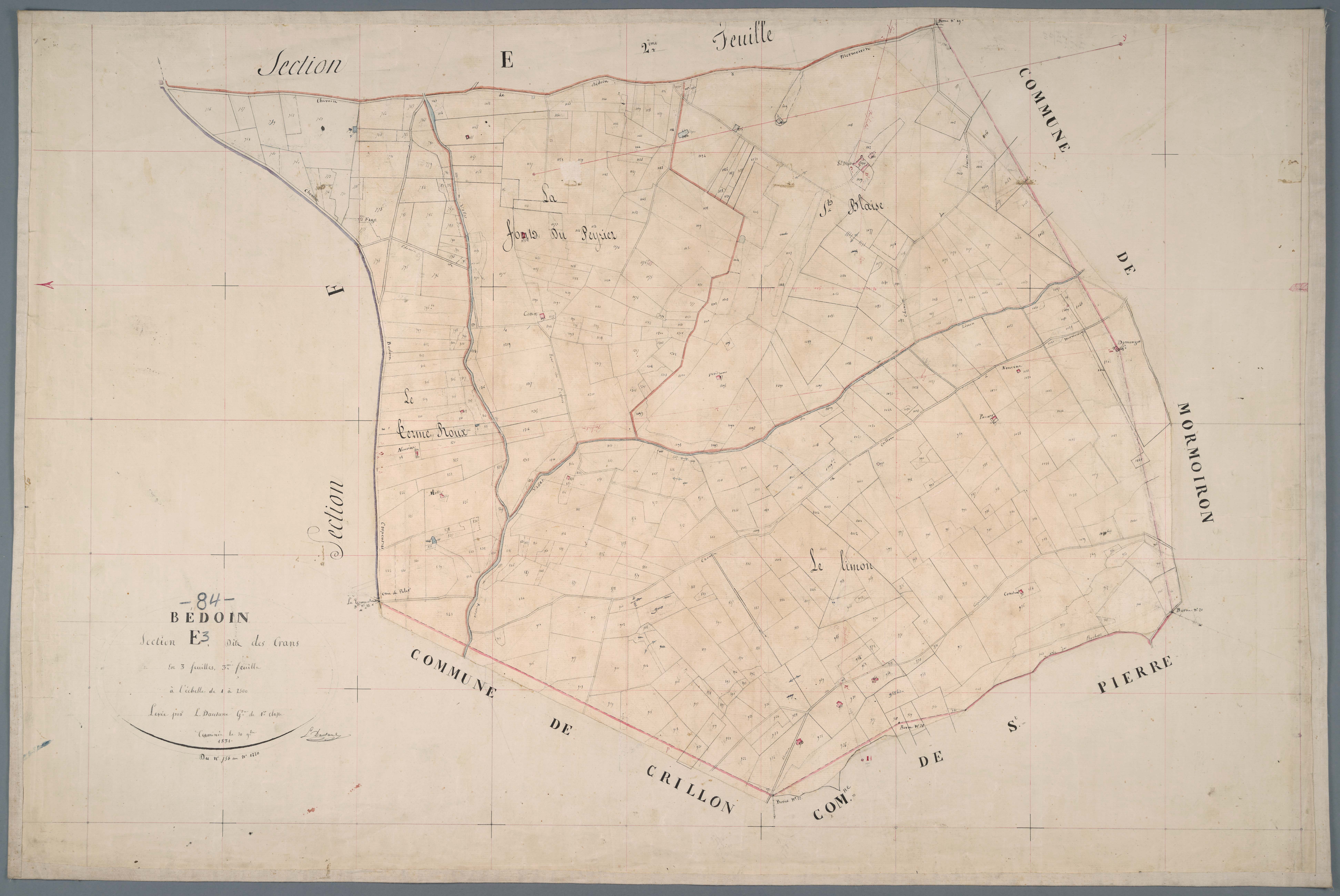 Bédoin - Feuille 3