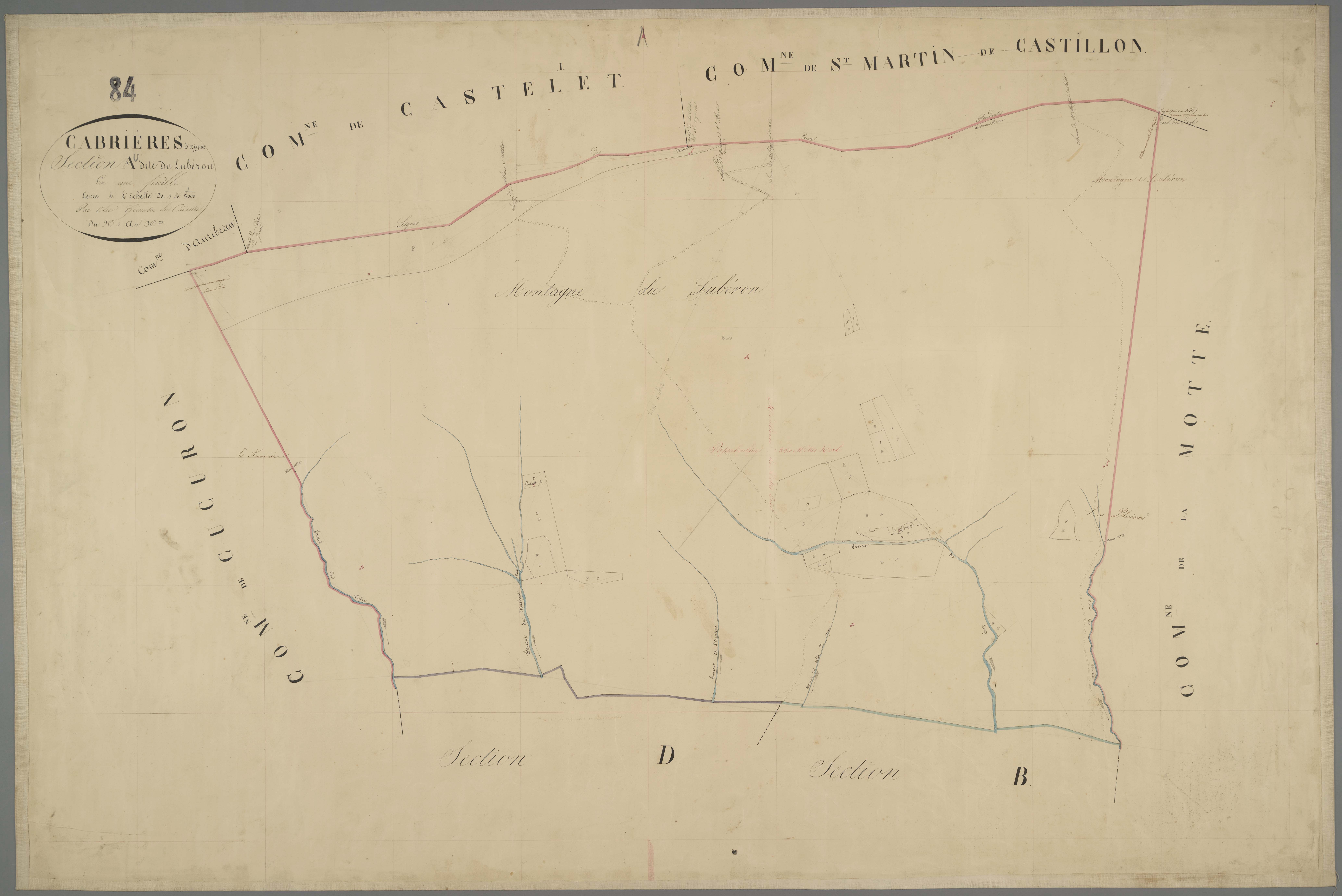 Cabrières-d'Aigues - Feuille unique