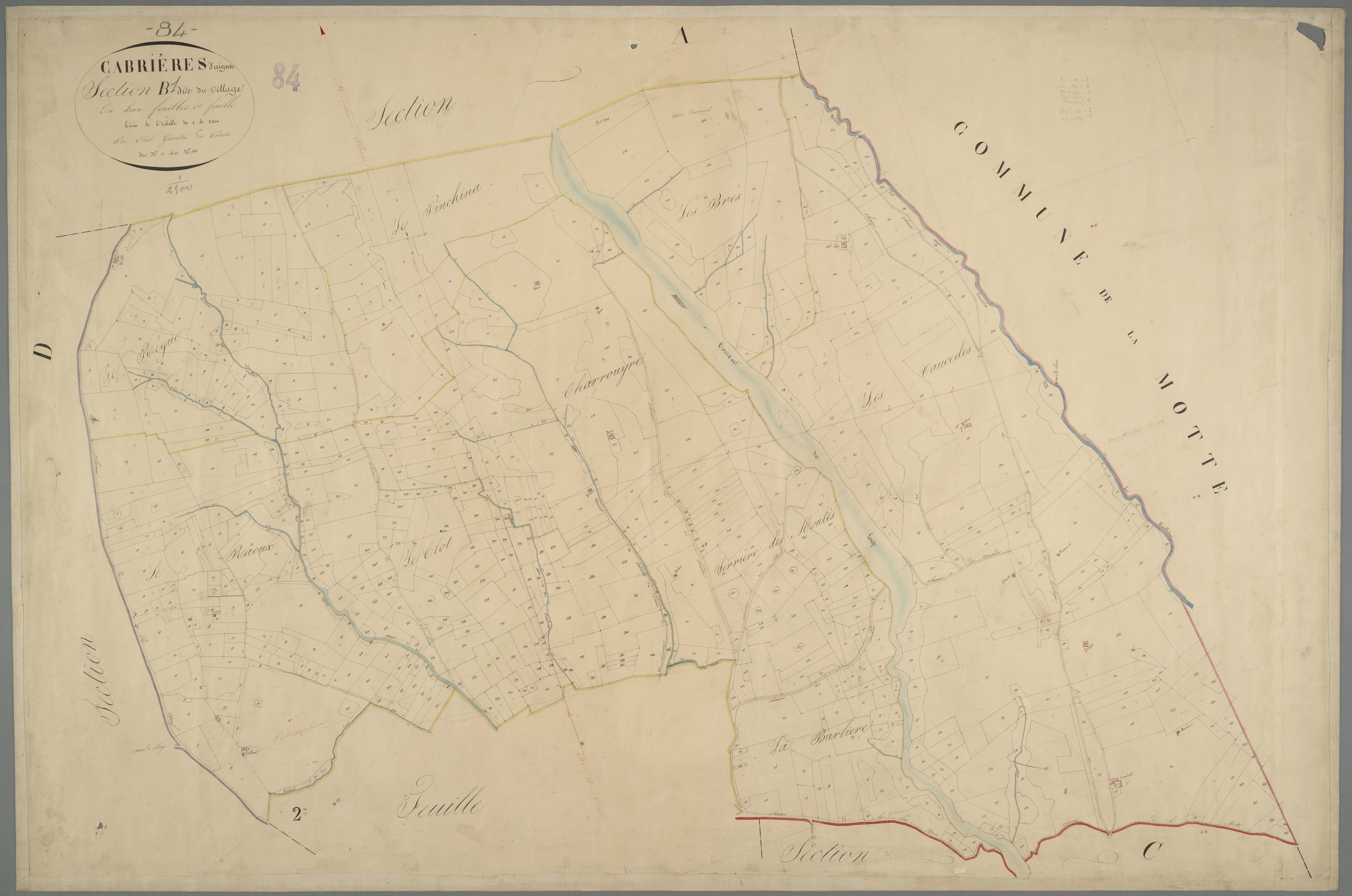 Cabrières-d'Aigues - Feuille 1