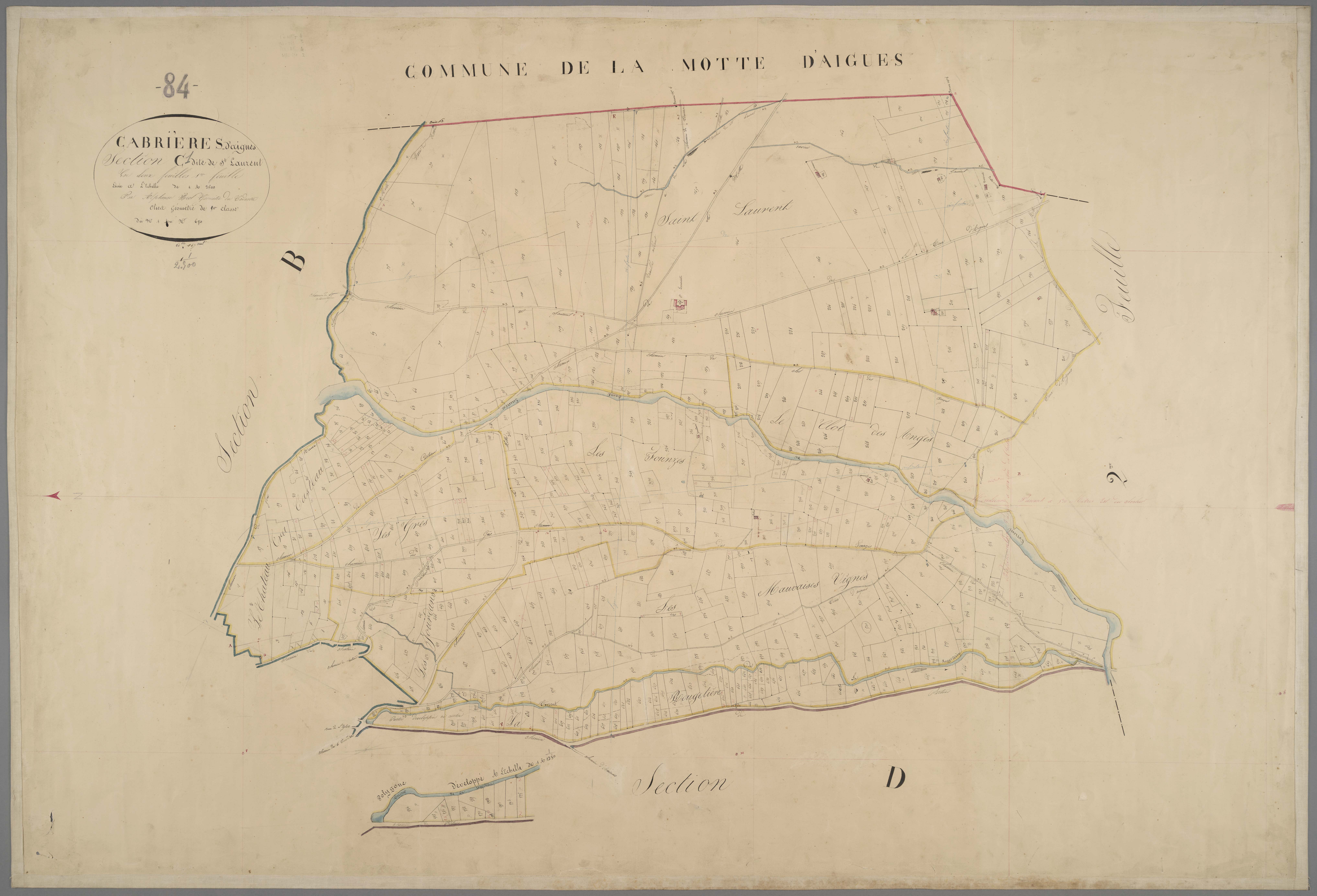 Cabrières-d'Aigues - Feuille 1