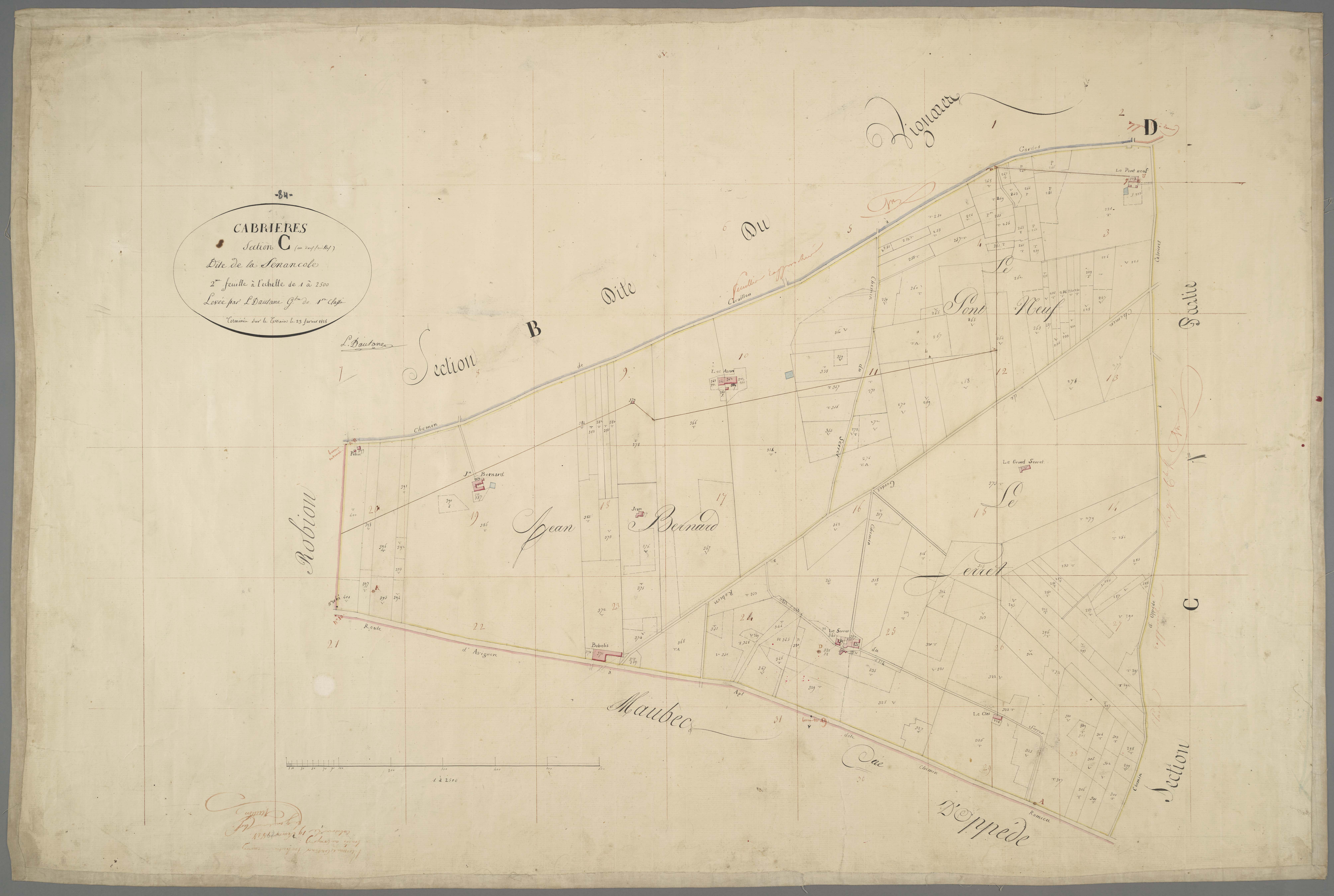 Cabrières-d'Avignon - Feuille 2