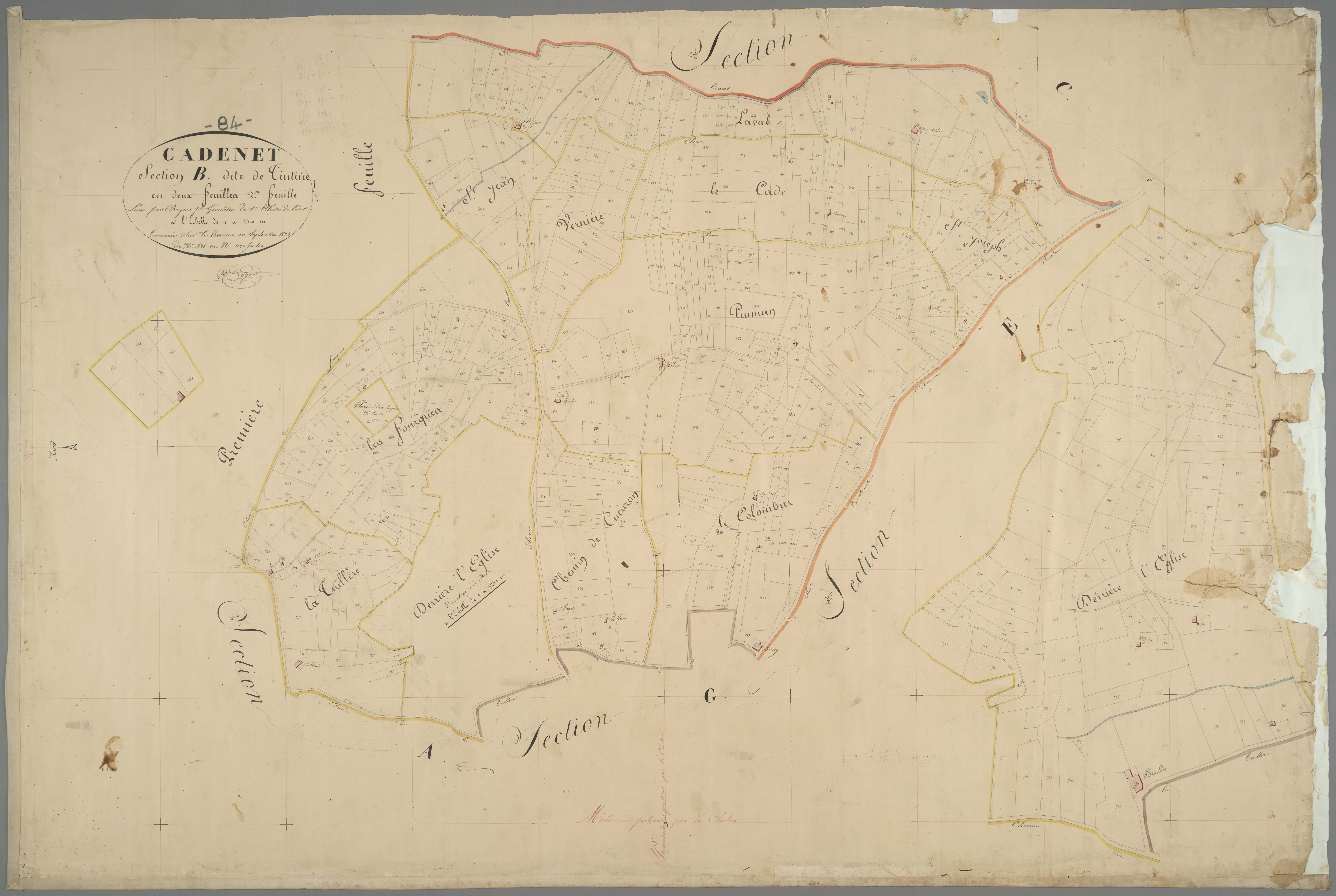 Cadenet - Feuille 2