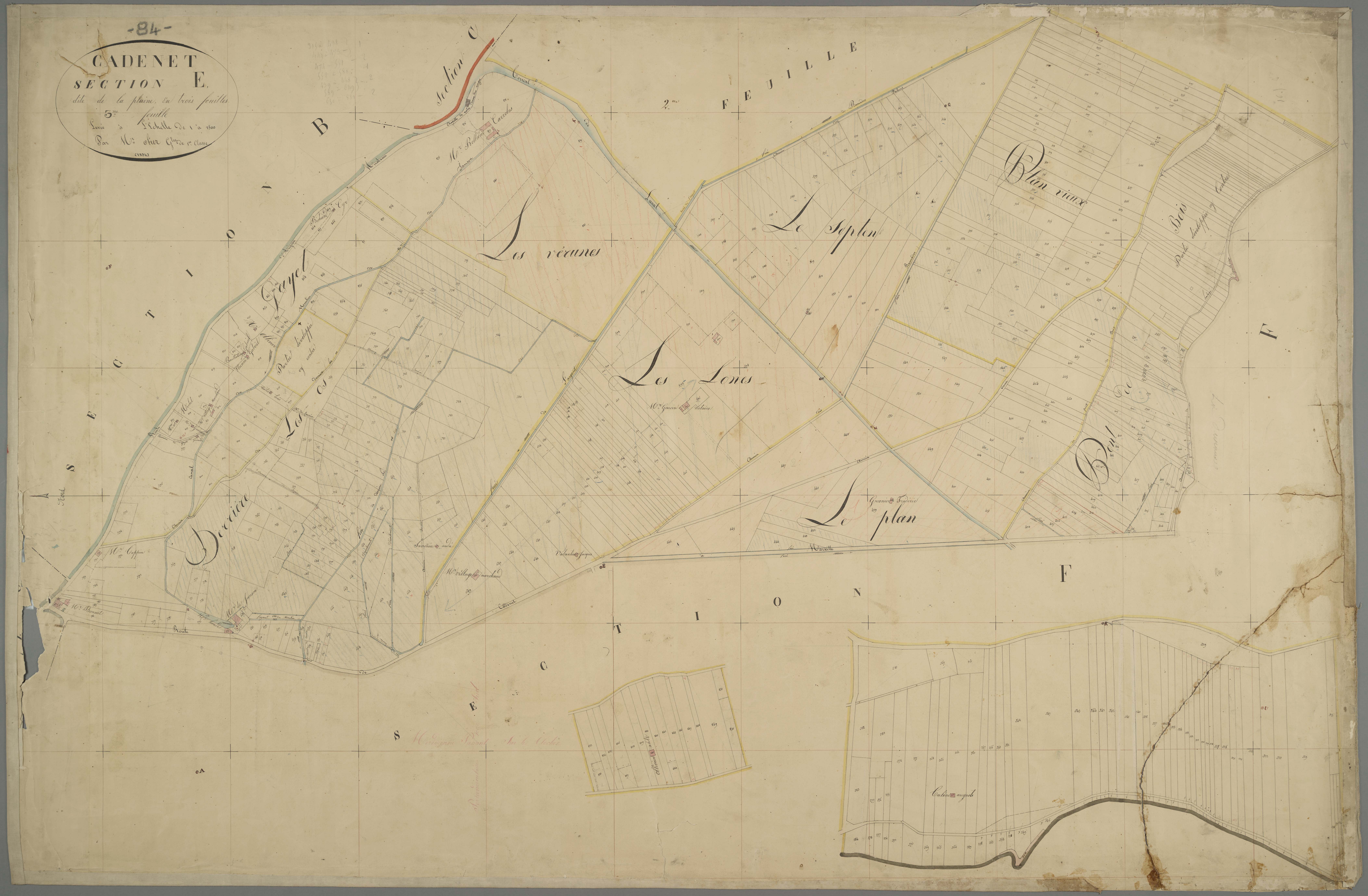 Cadenet - Feuille 3