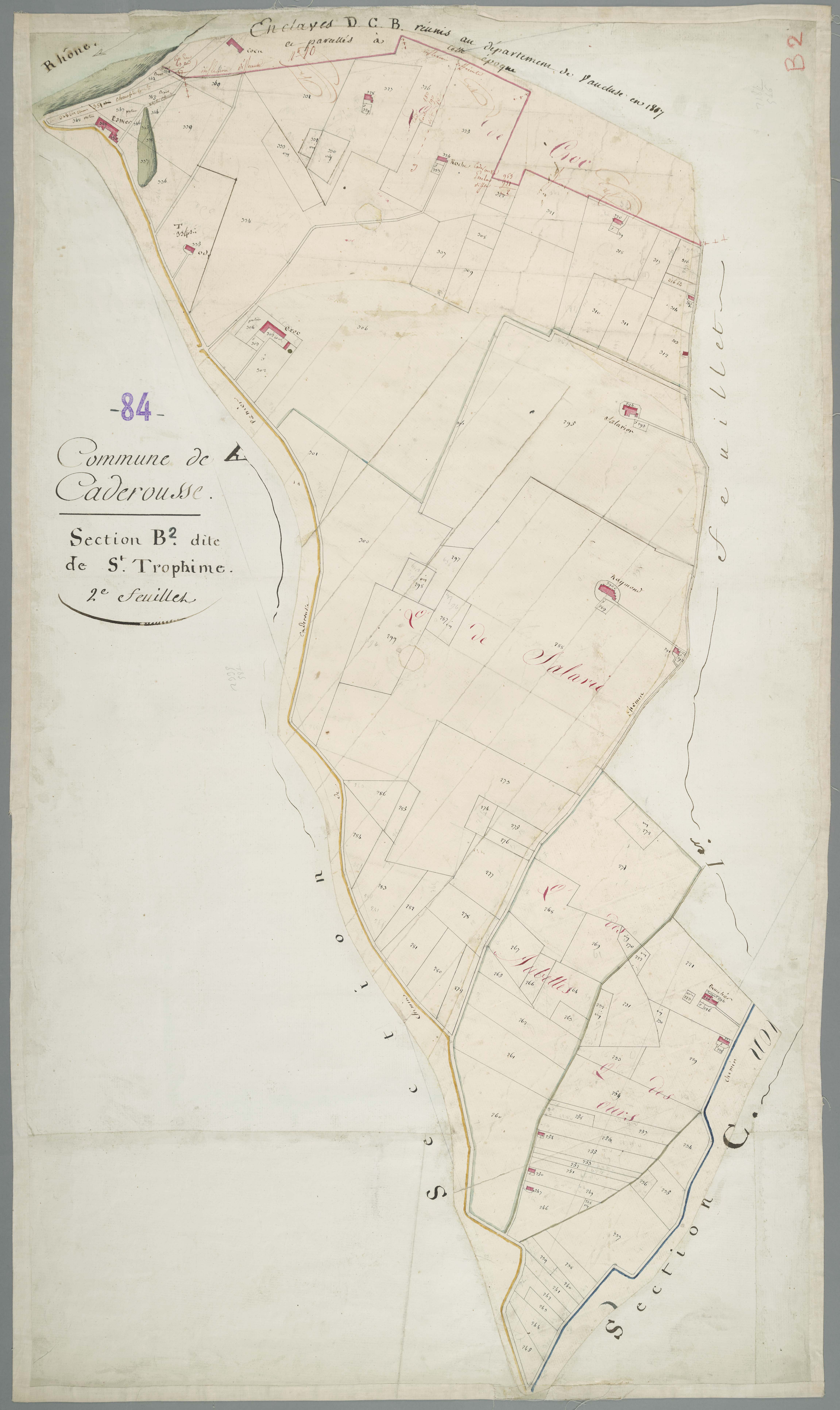 Caderousse - Feuille 2