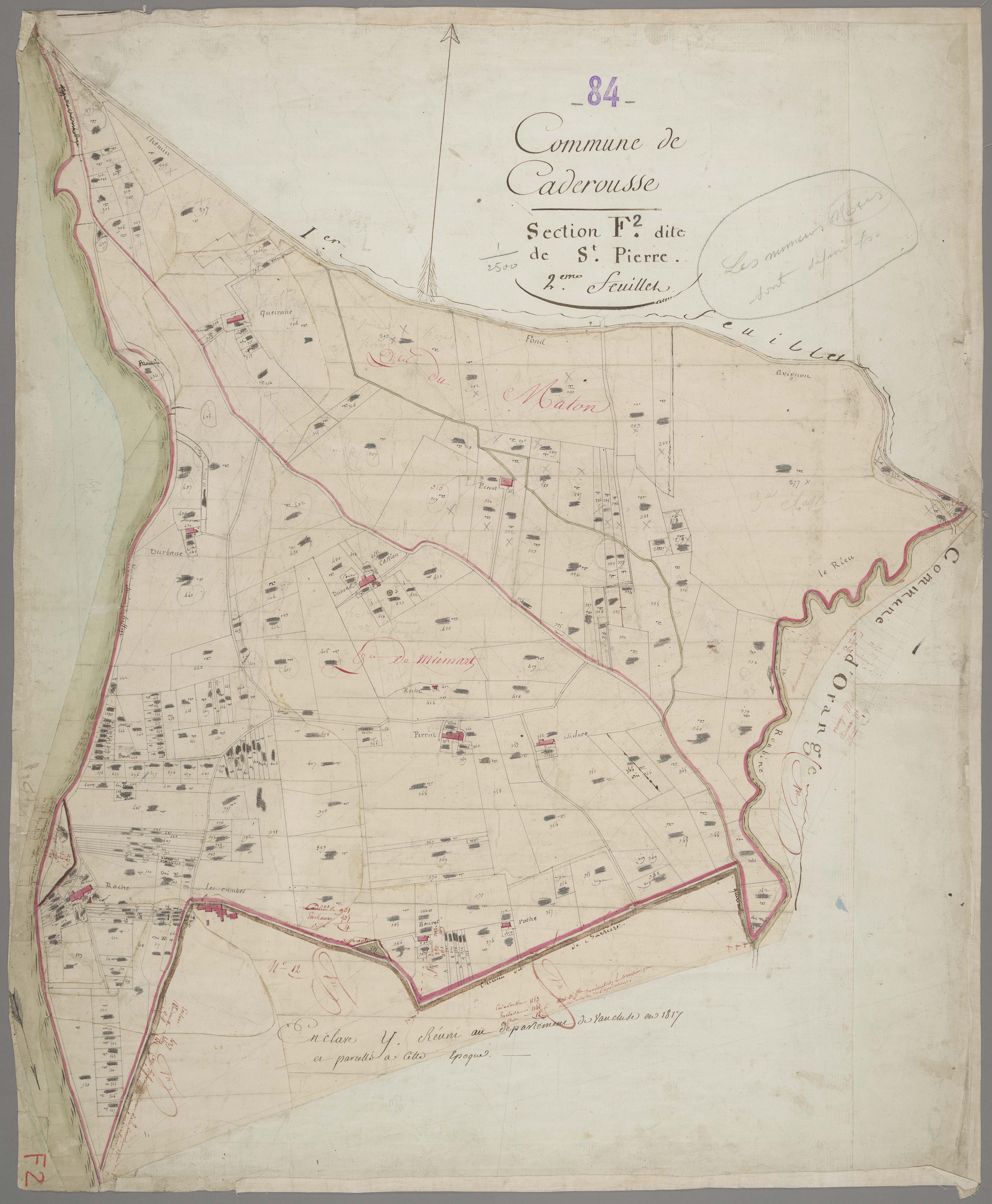 Caderousse - Feuille 2