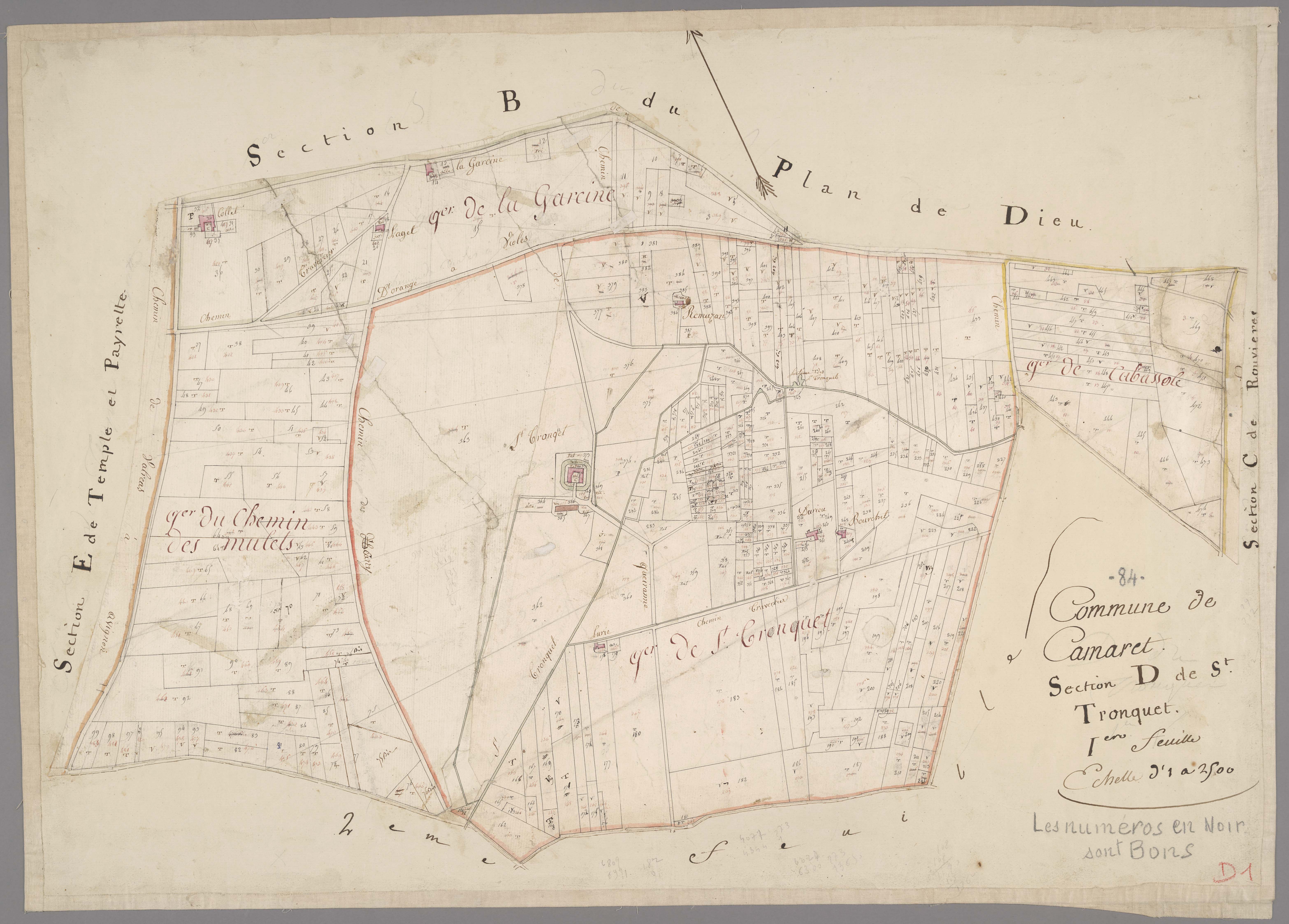 Camaret-sur-Aigues - Feuille 1