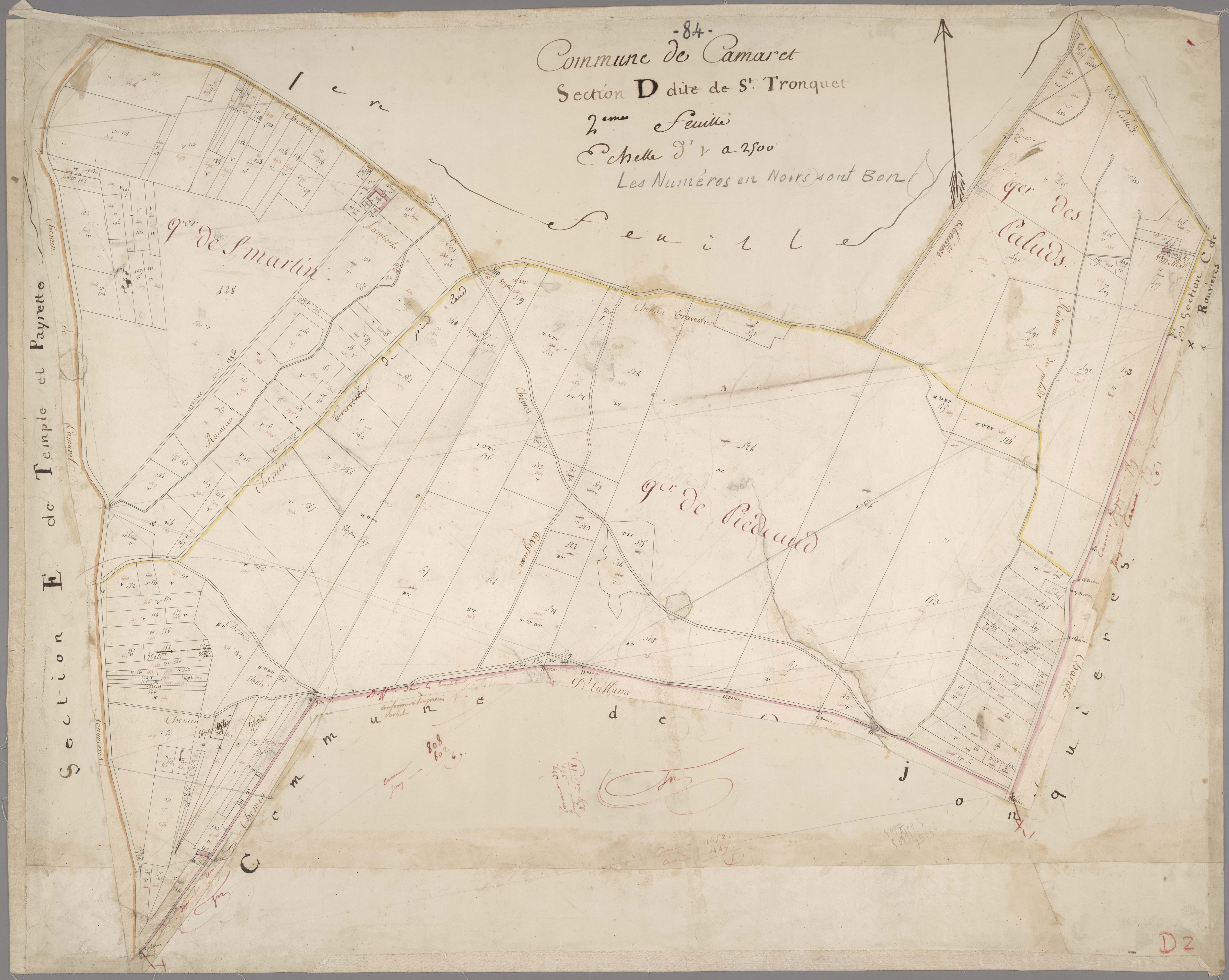 Camaret-sur-Aigues - Feuille 2