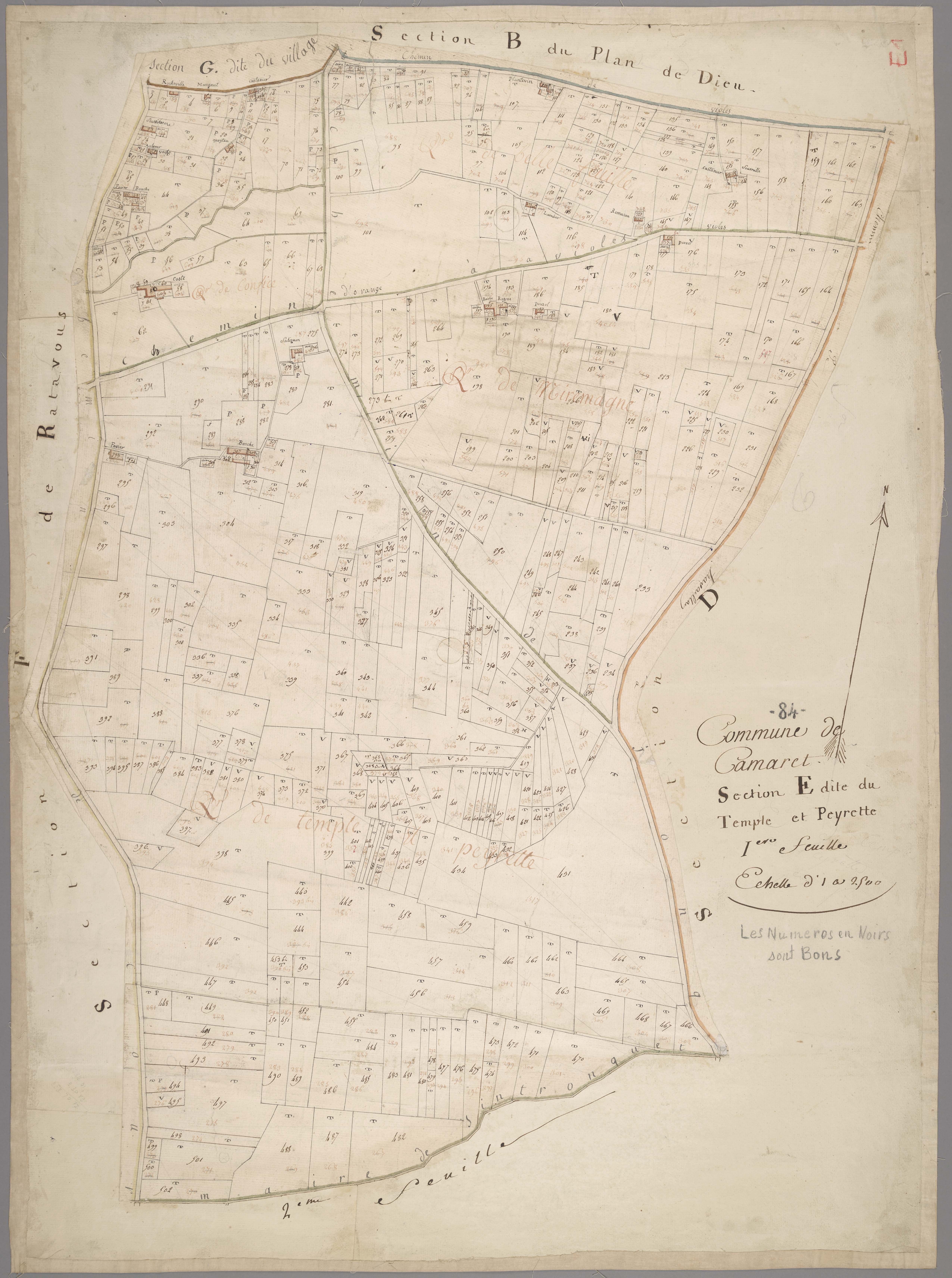 Camaret-sur-Aigues - Feuille 1
