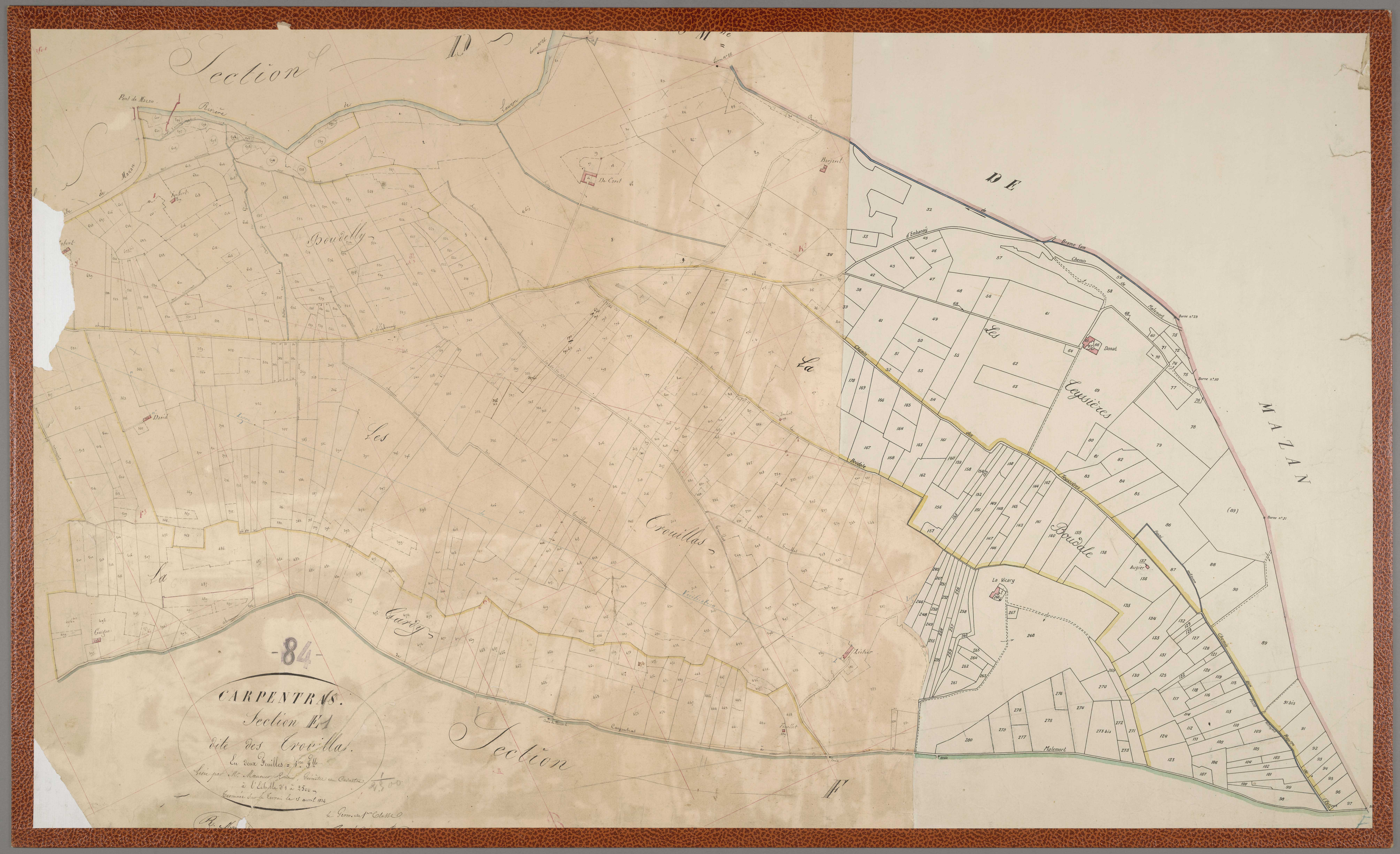 Carpentras - Feuille 1