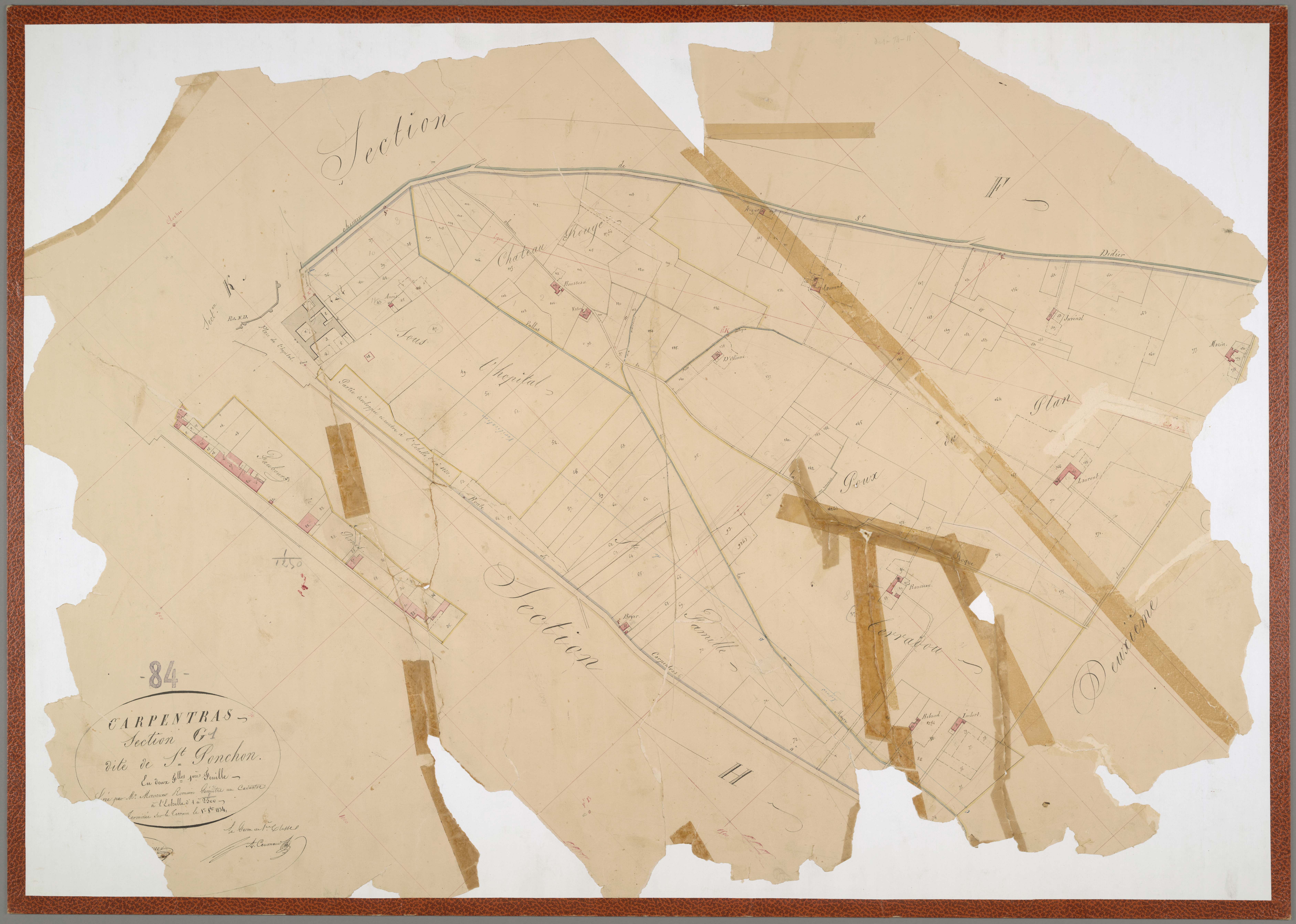 Carpentras - Feuille 1