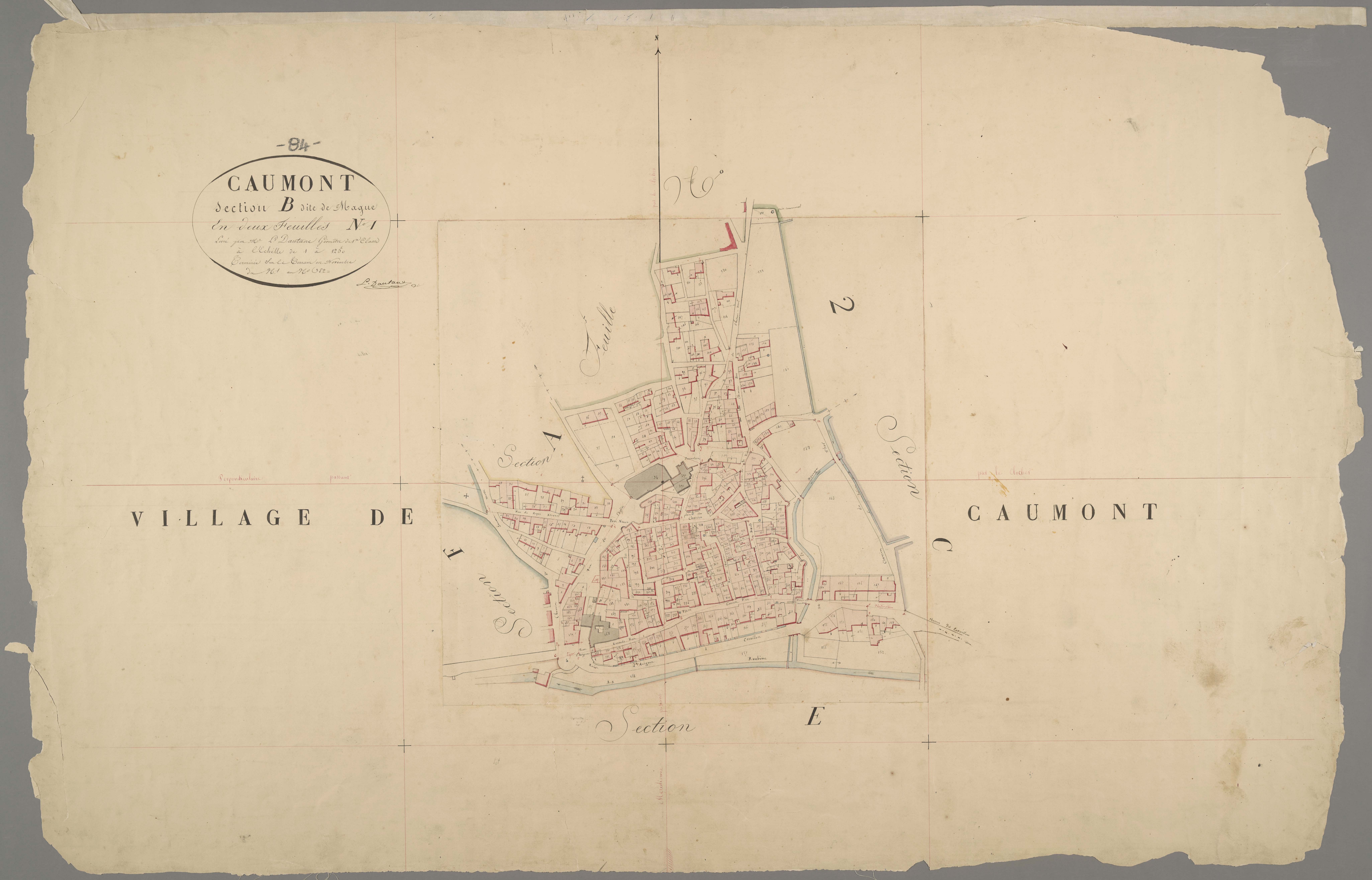 Caumont-sur-Durance - Feuille 1