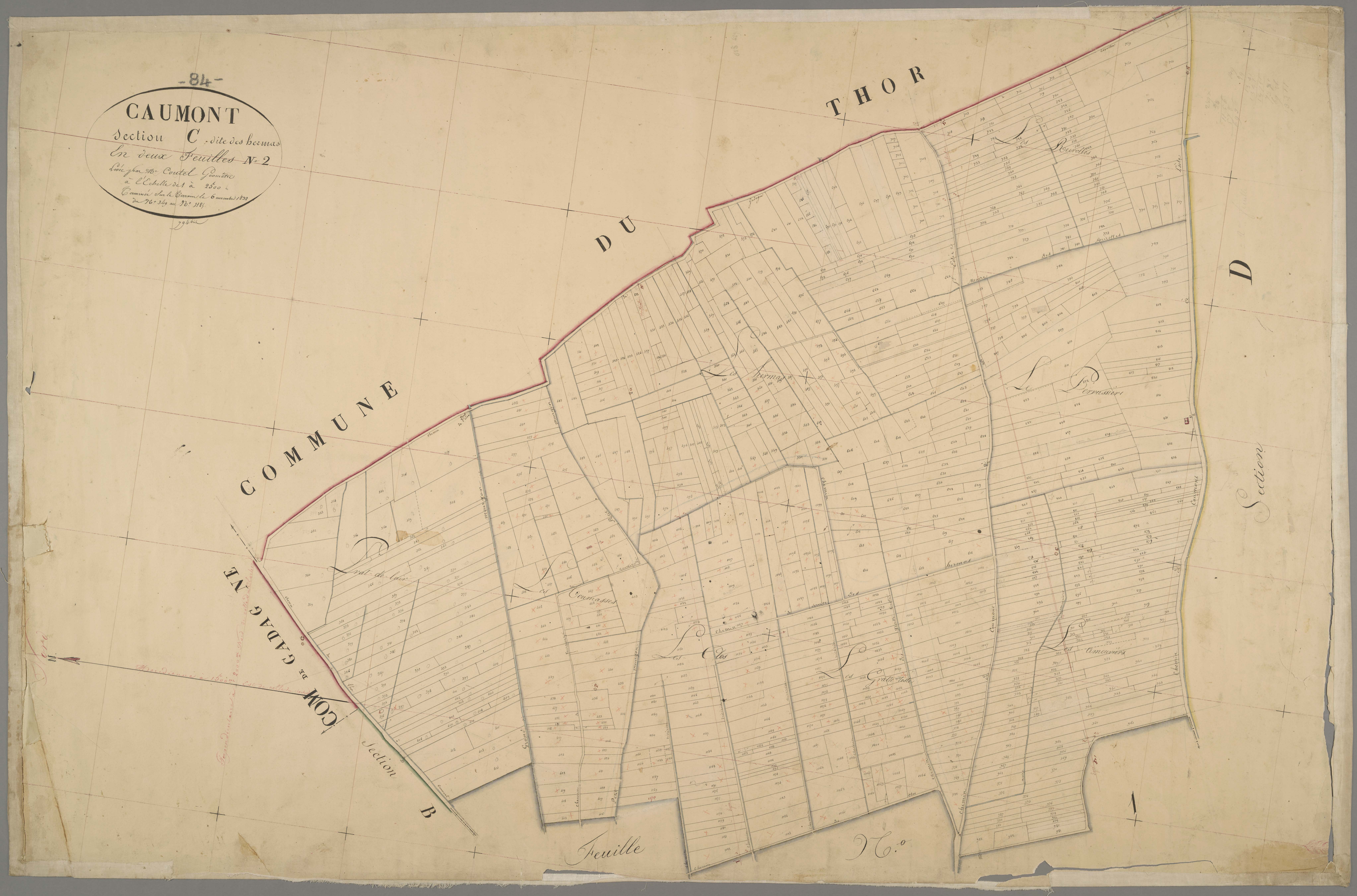 Caumont-sur-Durance - Feuille 2