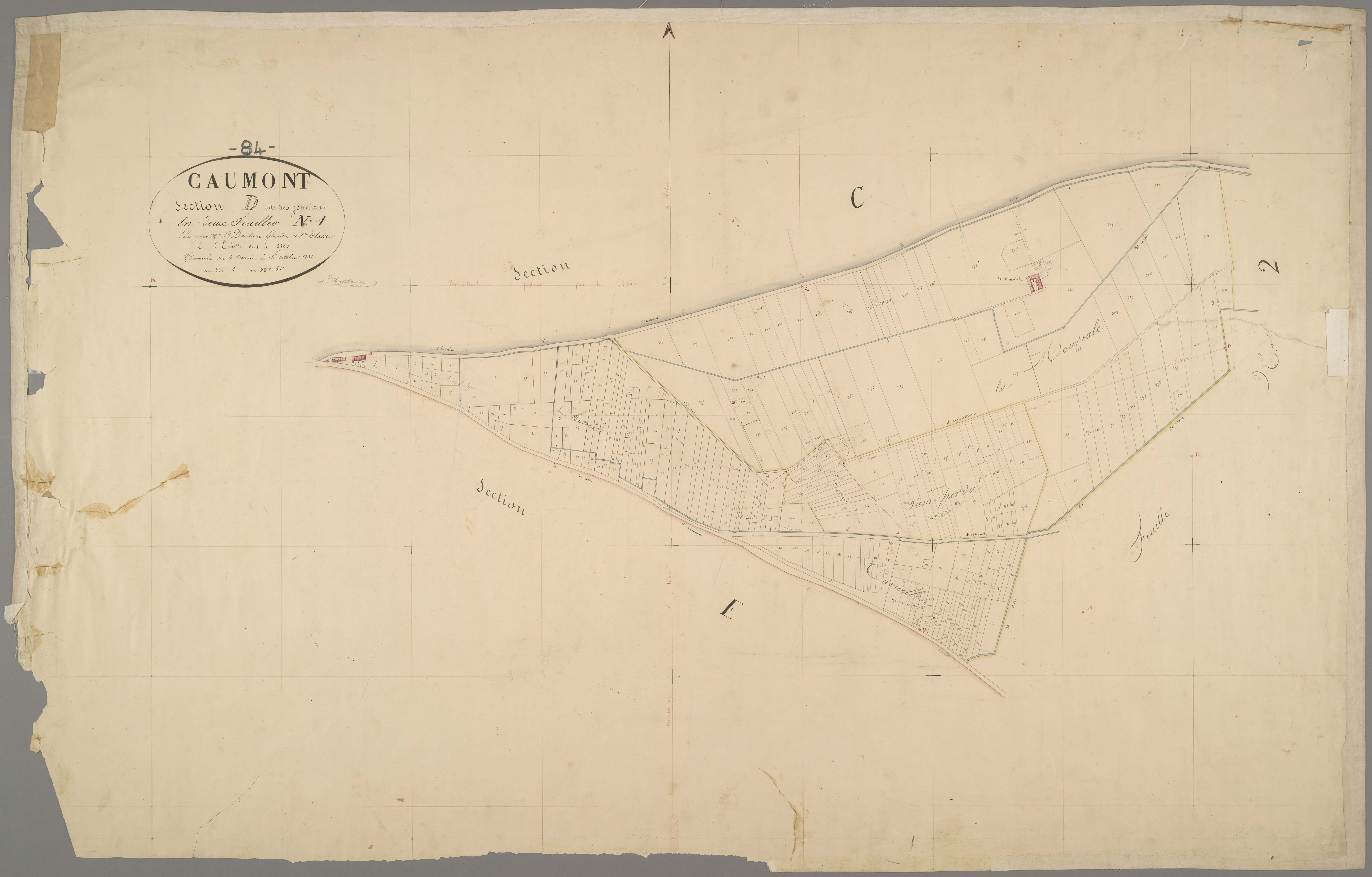 Caumont-sur-Durance - Feuille 1