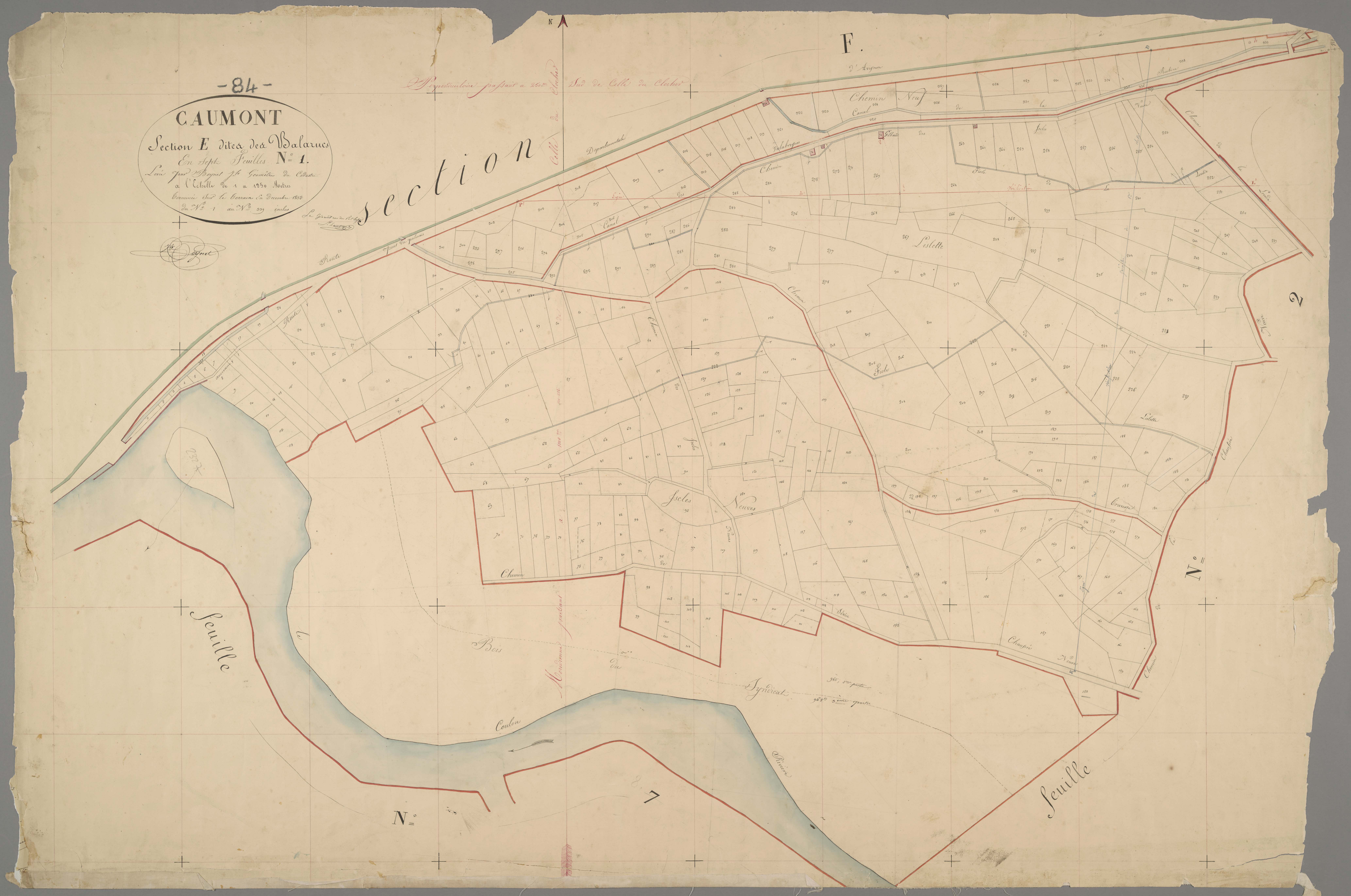 Caumont-sur-Durance - Feuille 1