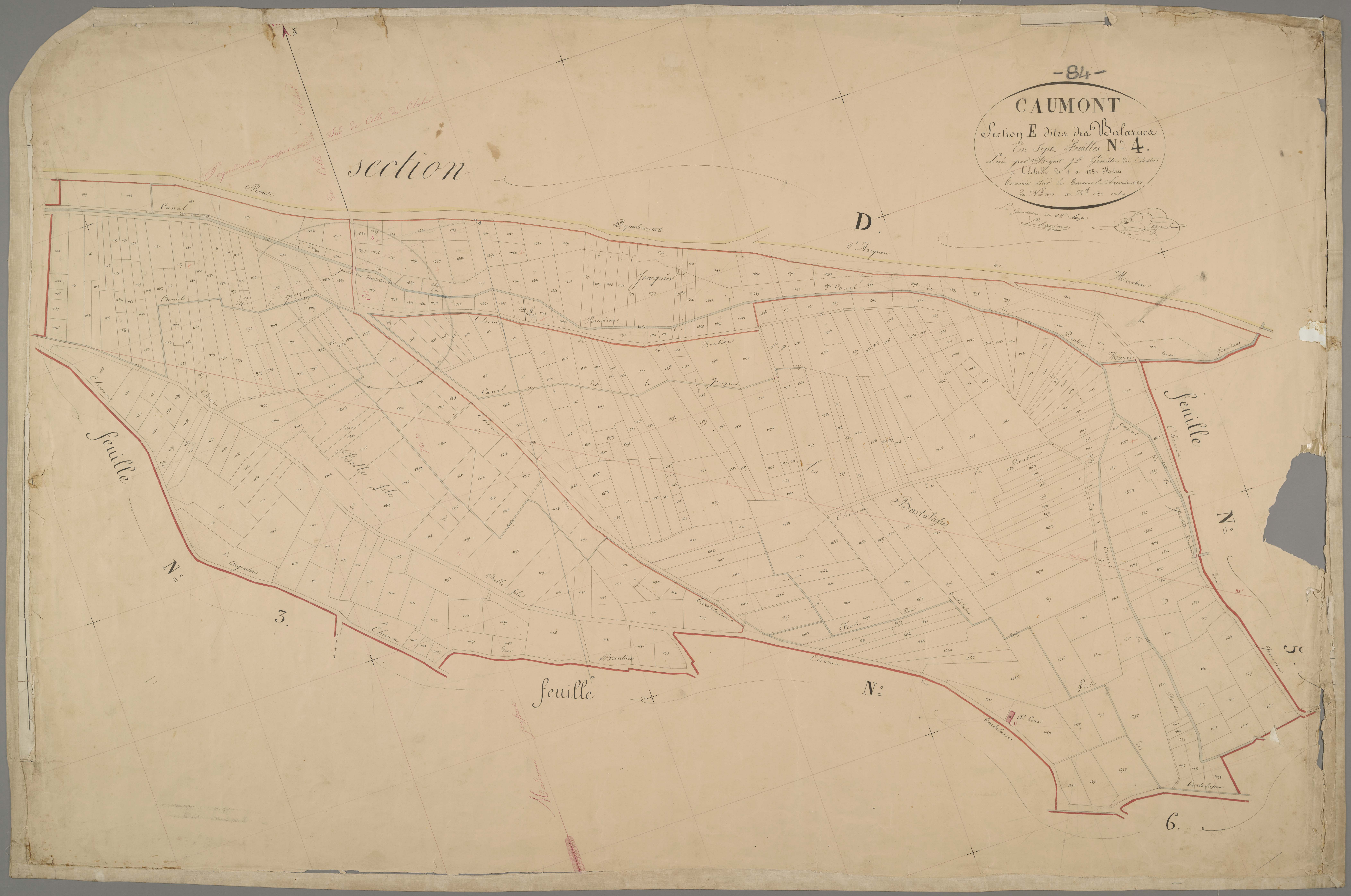 Caumont-sur-Durance - Feuille 4