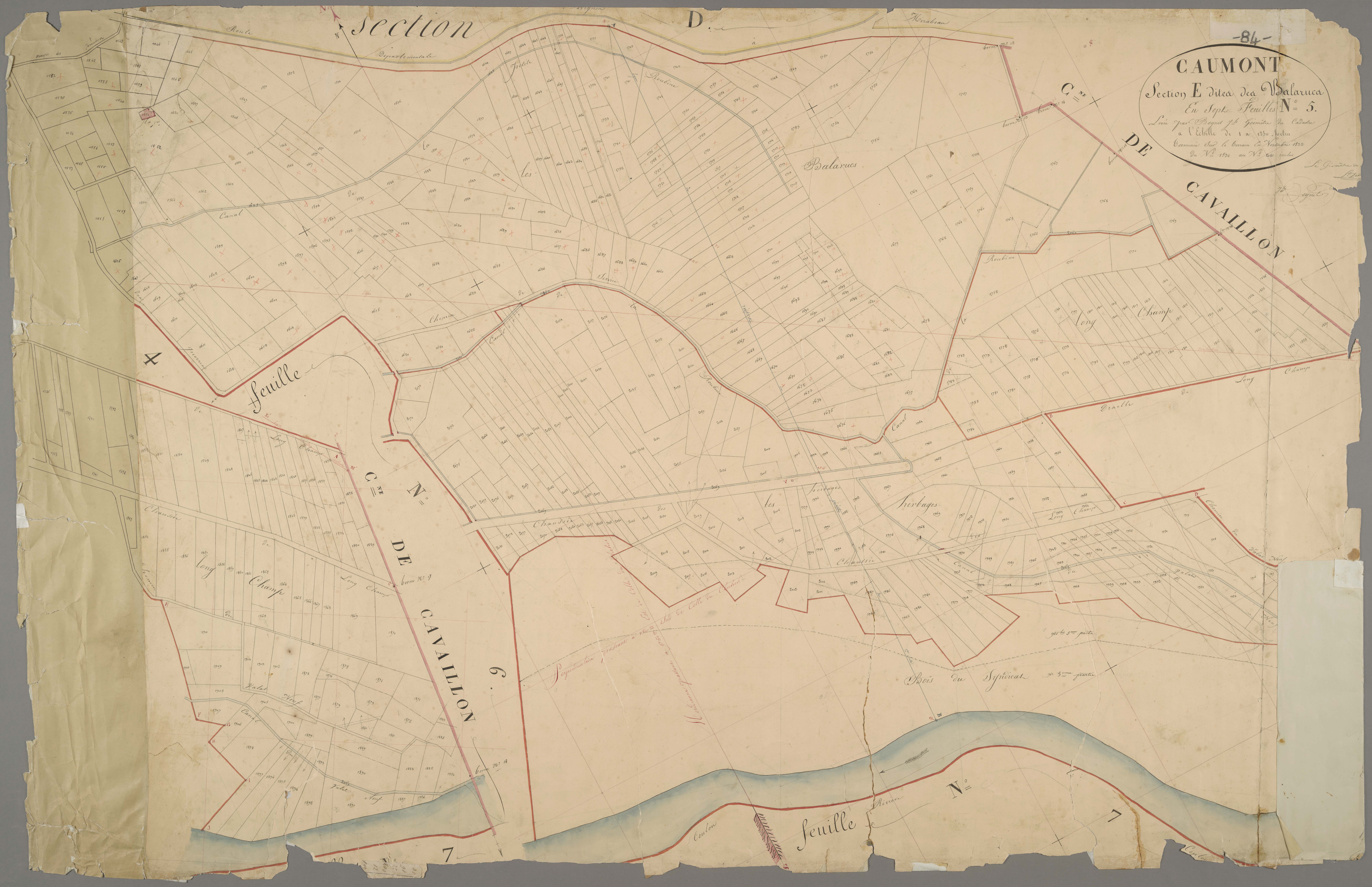 Caumont-sur-Durance - Feuille 5